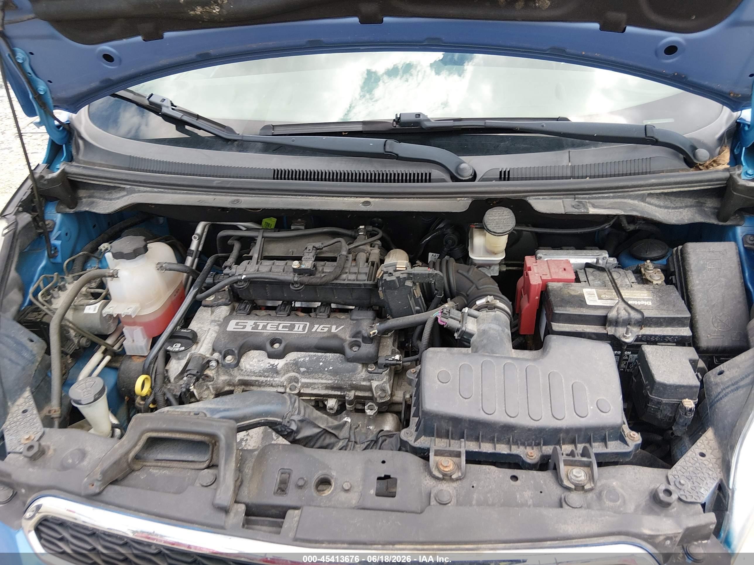 2014 Chevrolet Spark Ls Auto Синий vin: KL8CB6S92EC525761
