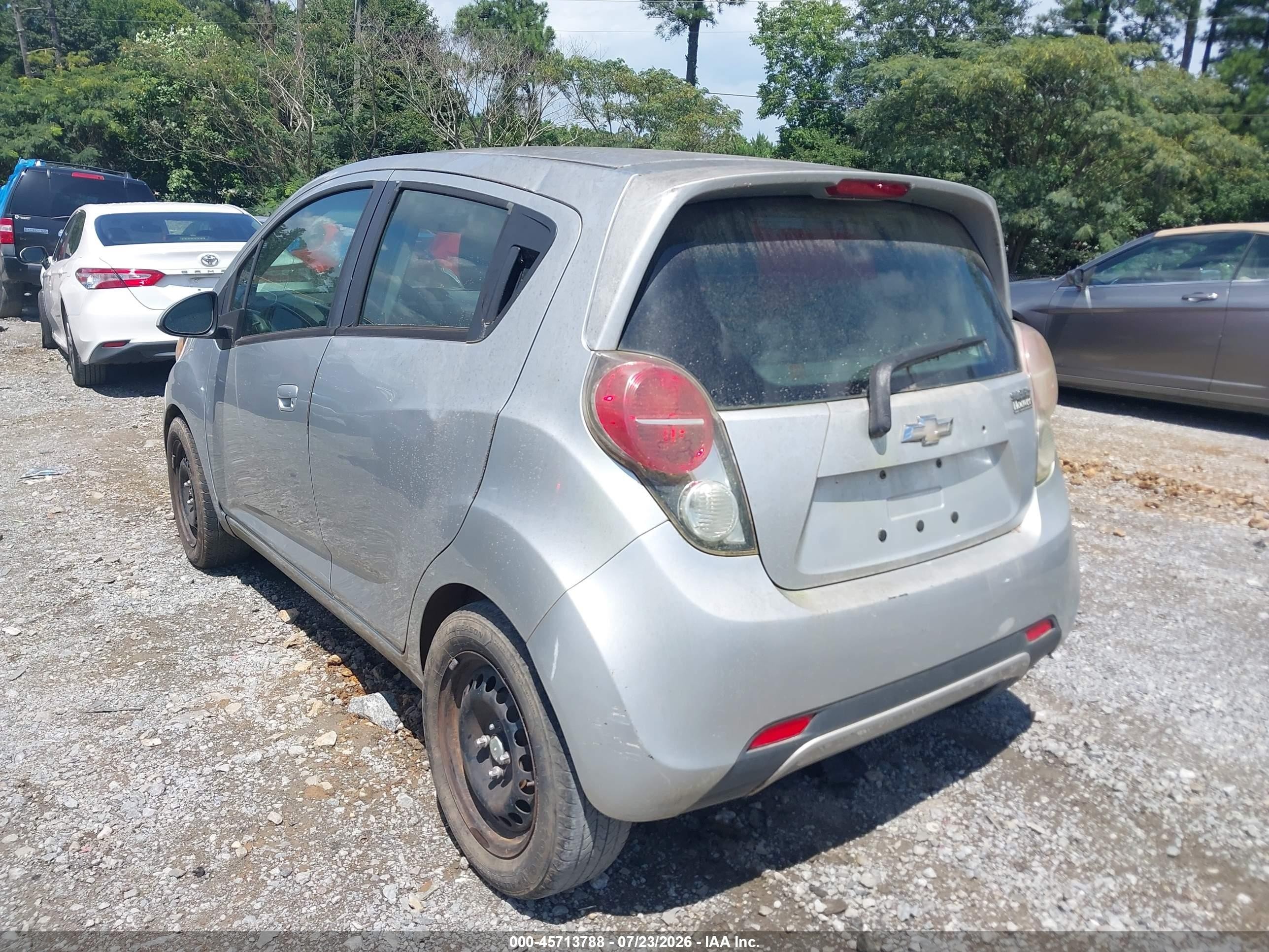2014 Chevrolet Spark Ls Auto Серебряный vin: KL8CB6S92EC530166