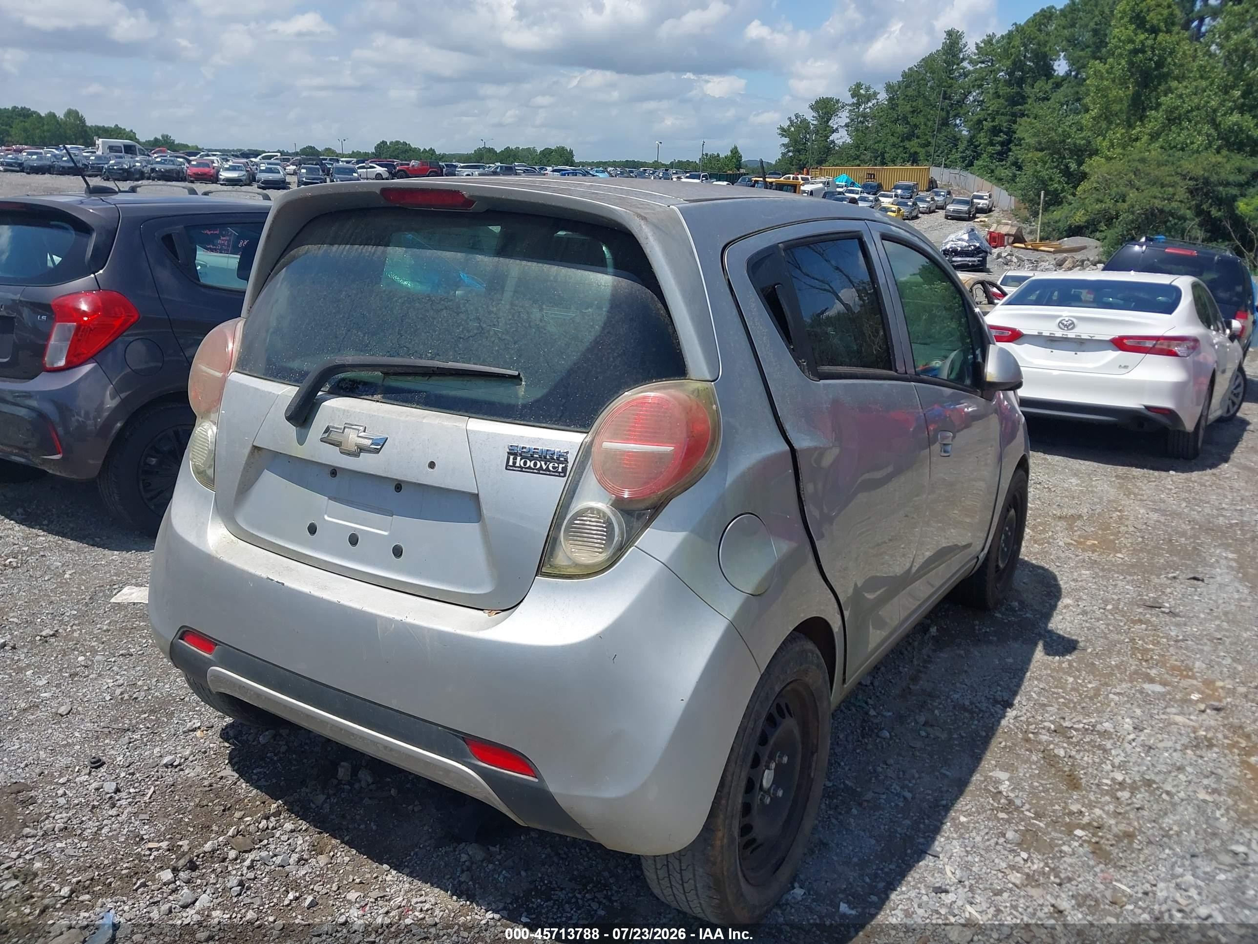 2014 Chevrolet Spark Ls Auto Серебряный vin: KL8CB6S92EC530166