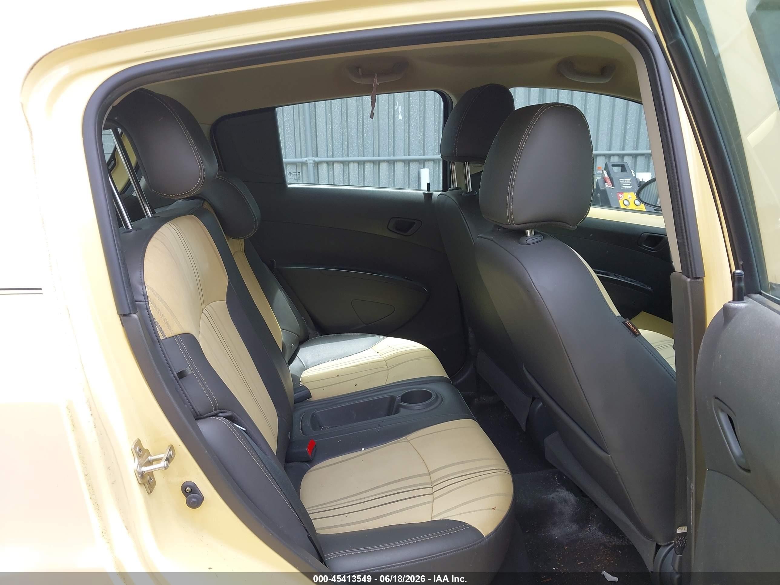 2014 Chevrolet Spark Ls Auto Yellow vin: KL8CB6S92EC592201