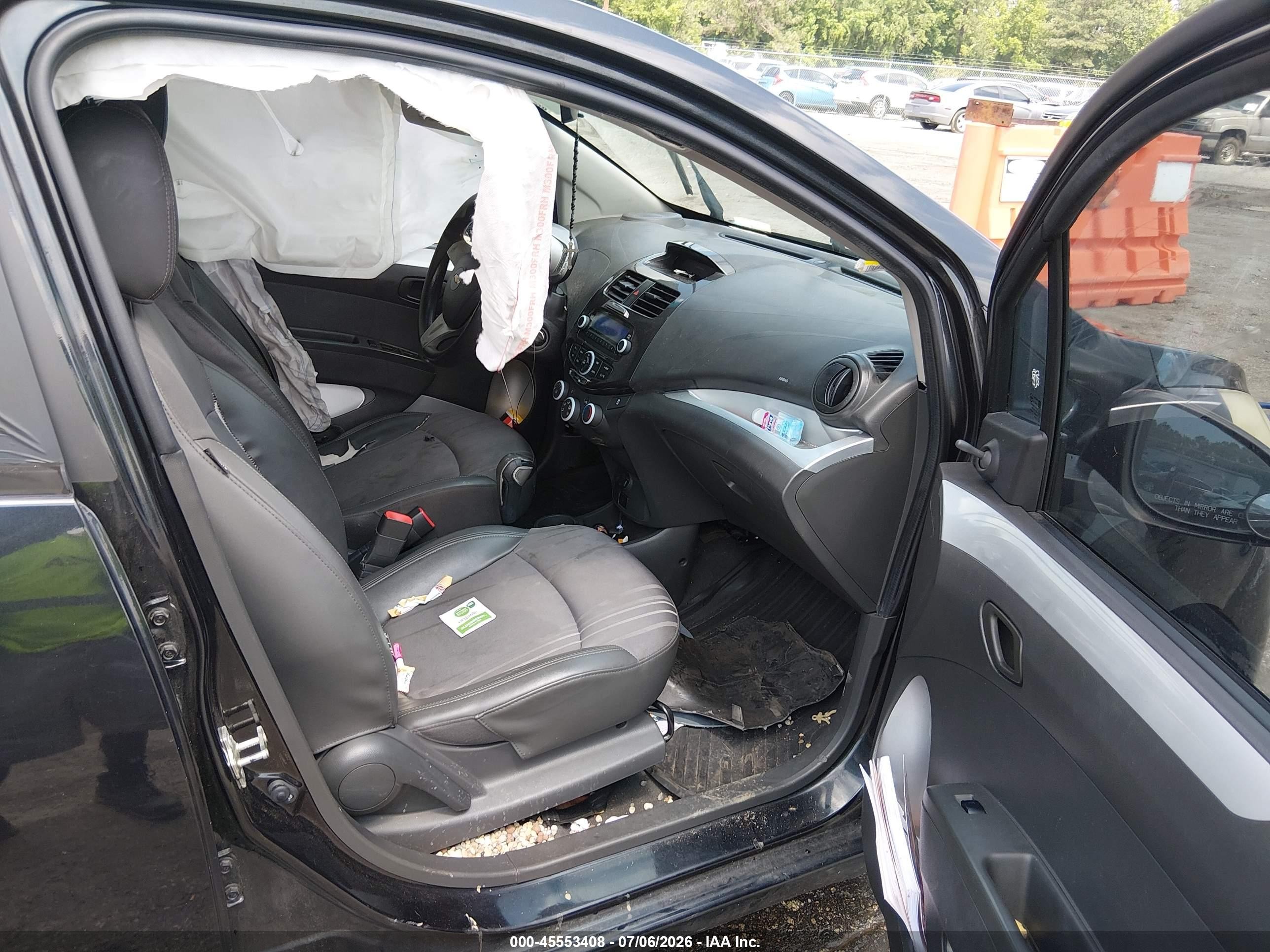 2013 Chevrolet Spark Ls Auto Black vin: KL8CB6S93DC597065