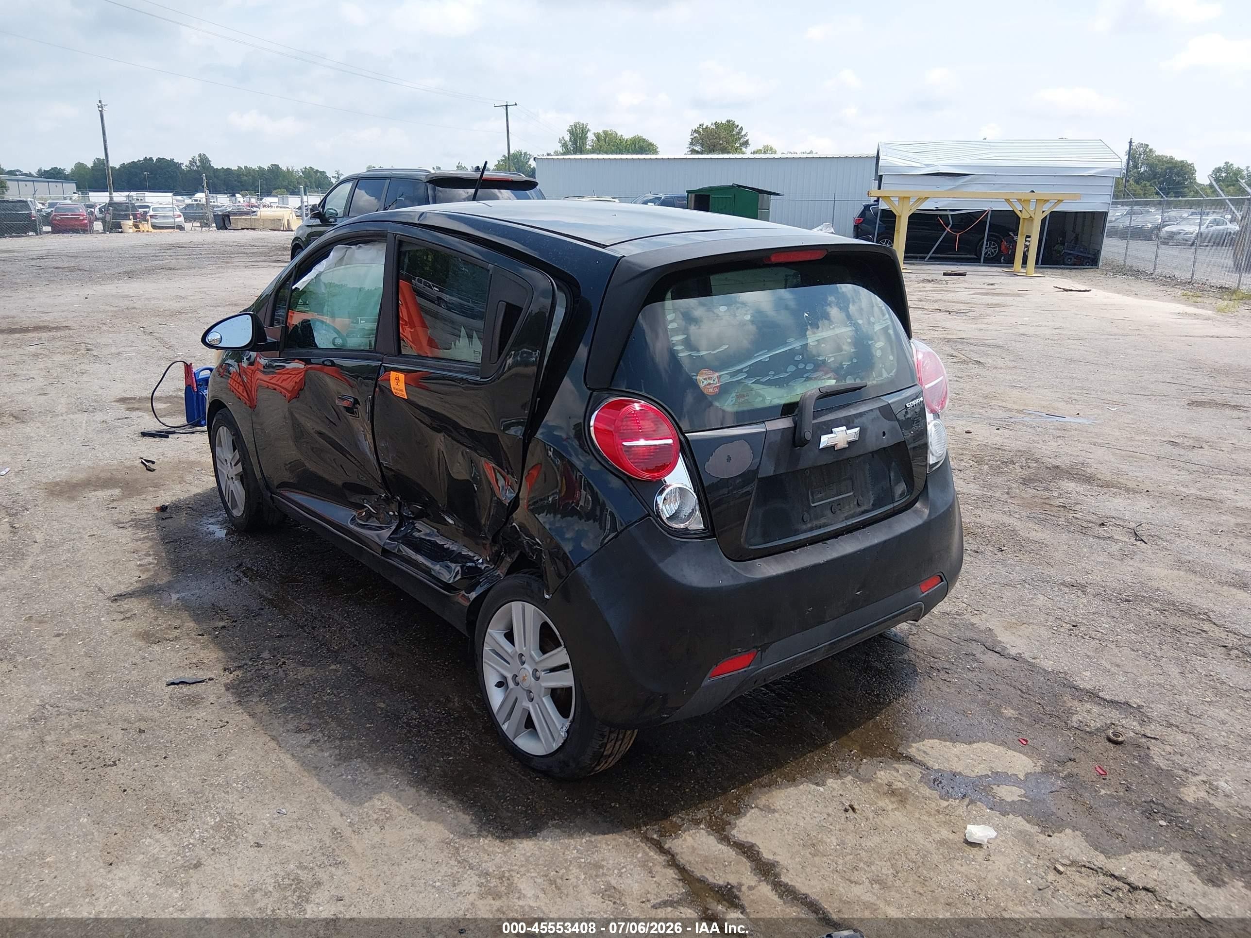 2013 Chevrolet Spark Ls Auto Black vin: KL8CB6S93DC597065