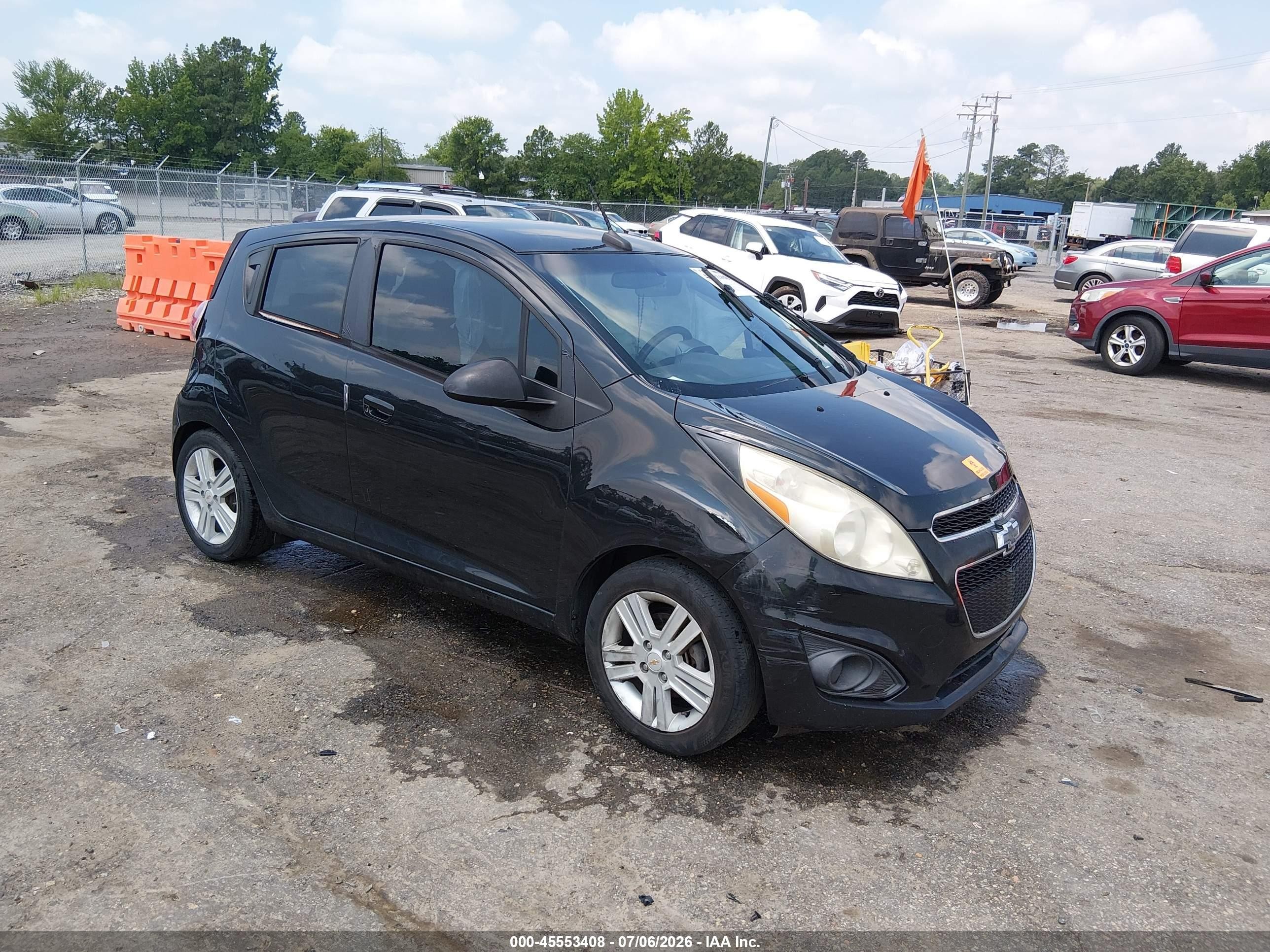 2013 Chevrolet Spark Ls Auto Black vin: KL8CB6S93DC597065
