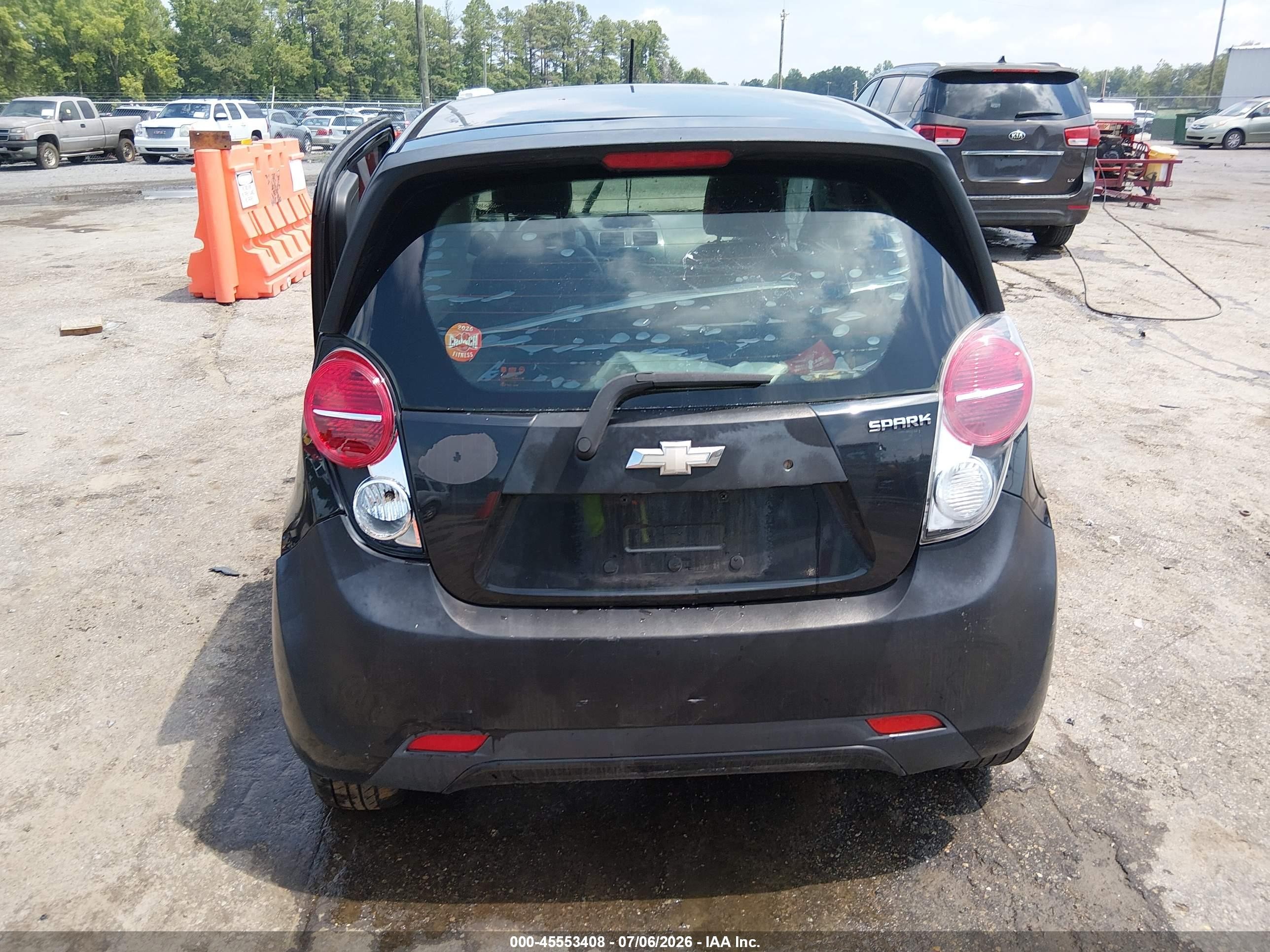 2013 Chevrolet Spark Ls Auto Black vin: KL8CB6S93DC597065