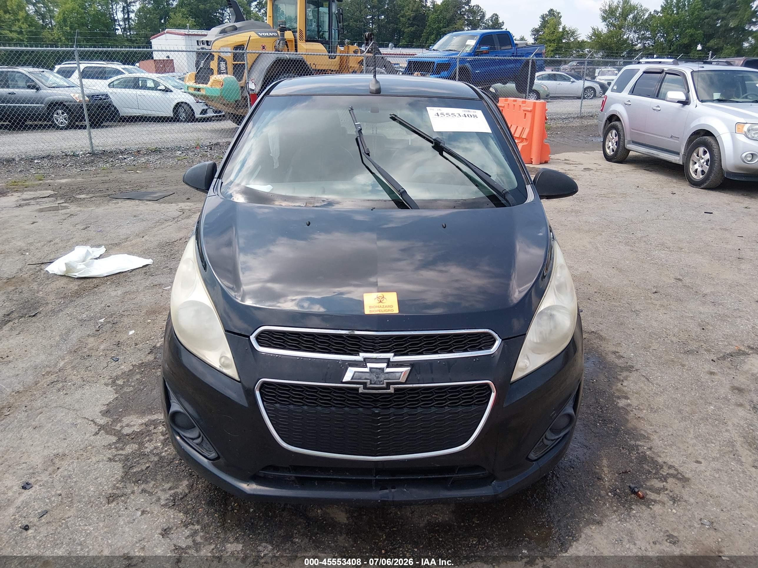 2013 Chevrolet Spark Ls Auto Black vin: KL8CB6S93DC597065