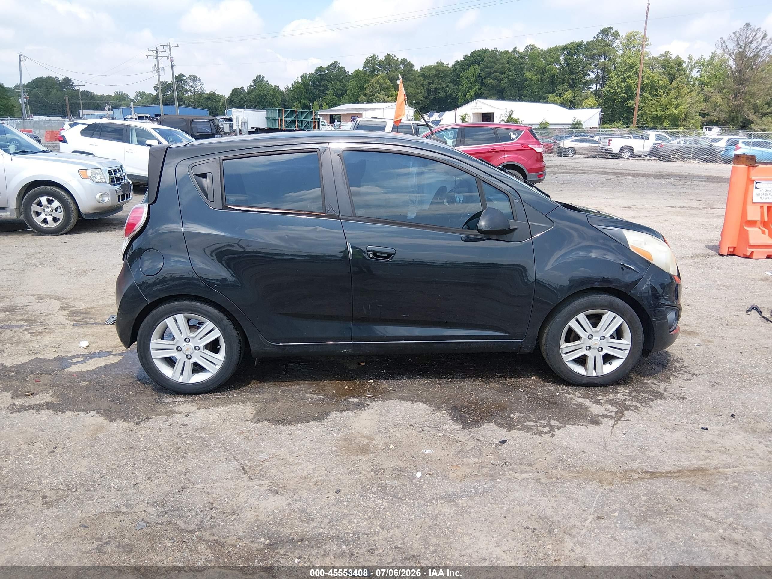 2013 Chevrolet Spark Ls Auto Black vin: KL8CB6S93DC597065