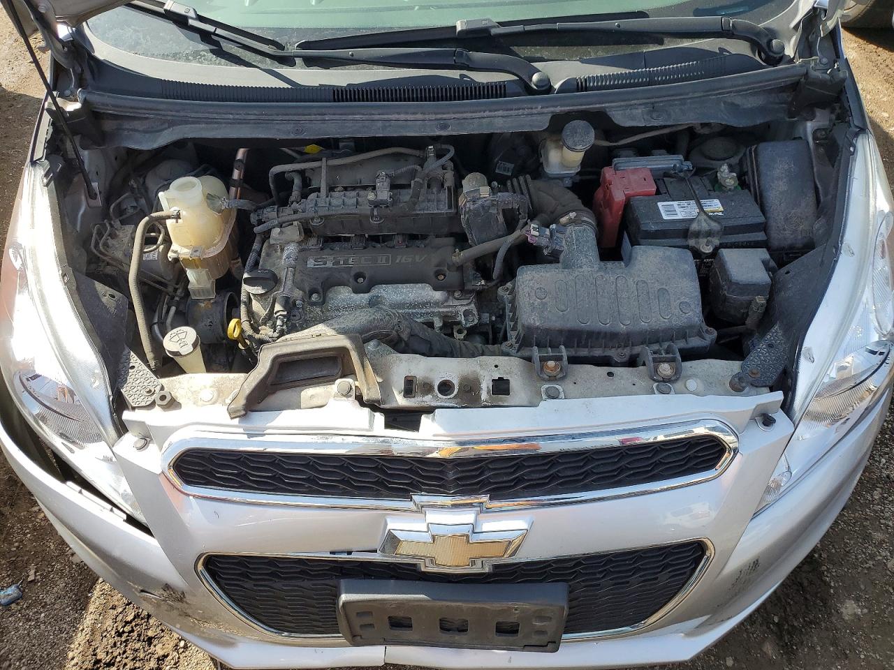 2013 Chevrolet Spark Ls Silver vin: KL8CB6S93DC607884