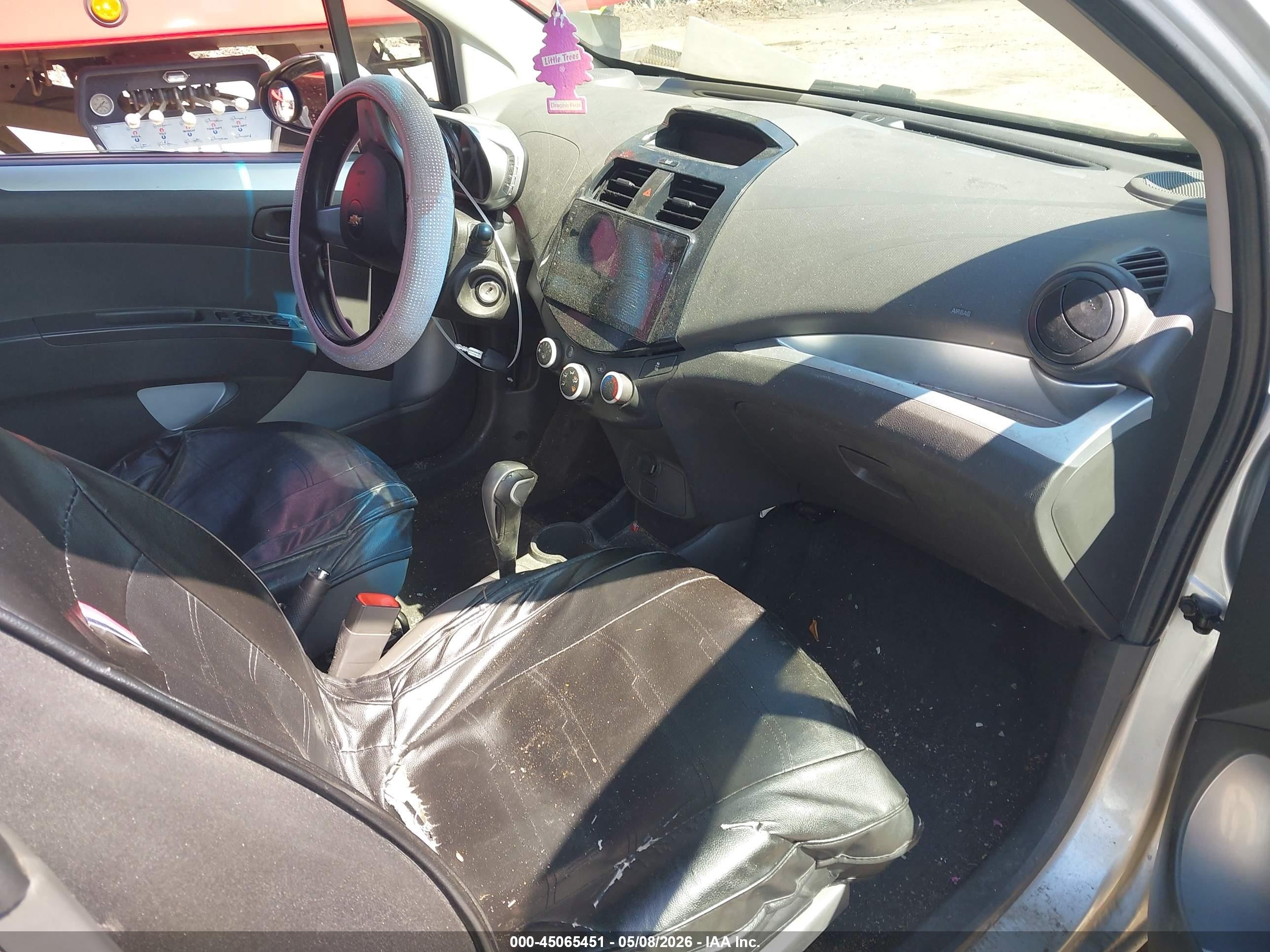 2013 Chevrolet Spark Ls Auto Silver vin: KL8CB6S93DC610607