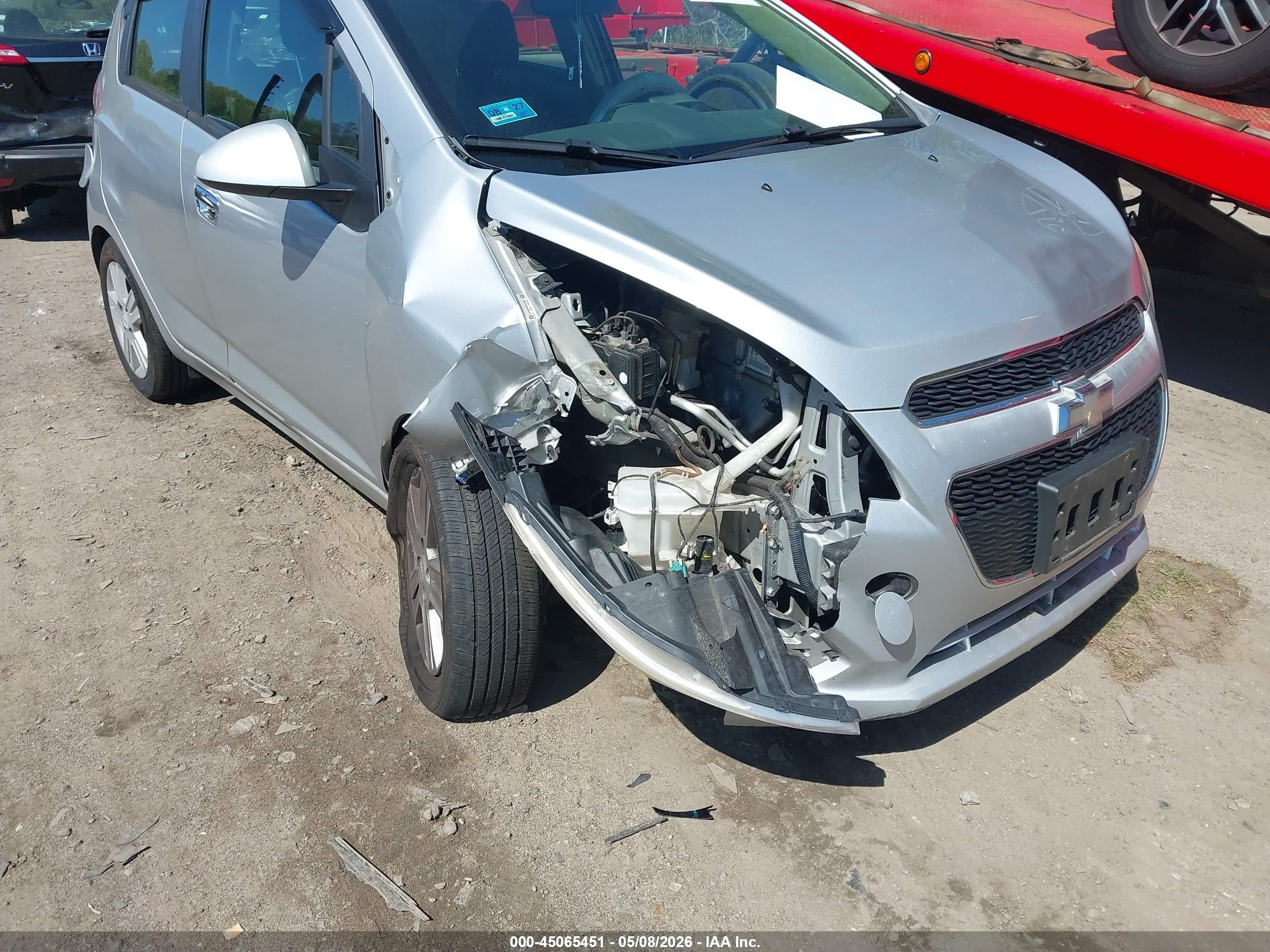 2013 Chevrolet Spark Ls Auto Silver vin: KL8CB6S93DC610607
