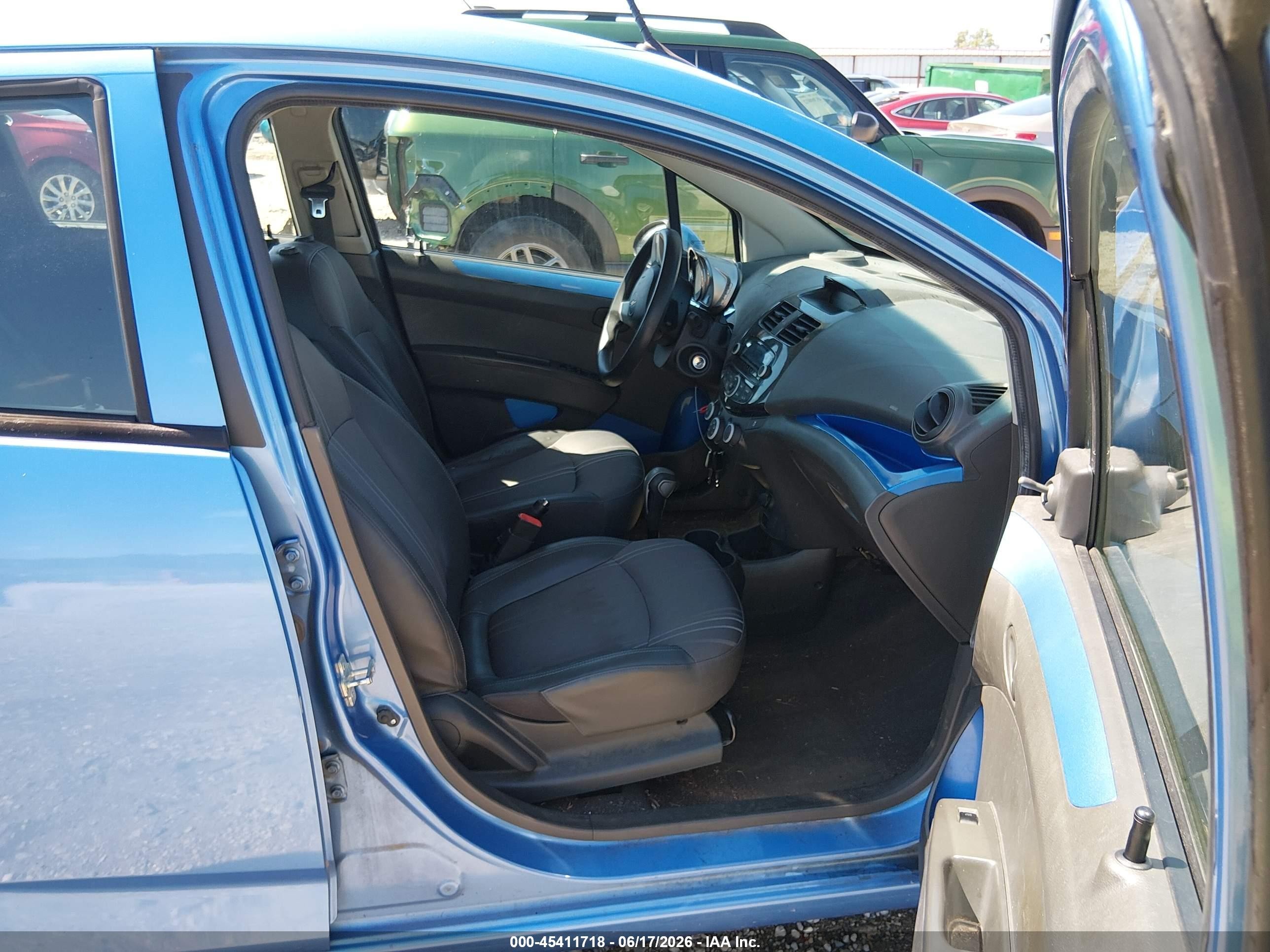 2014 Chevrolet Spark Ls Auto Blue vin: KL8CB6S93EC584592