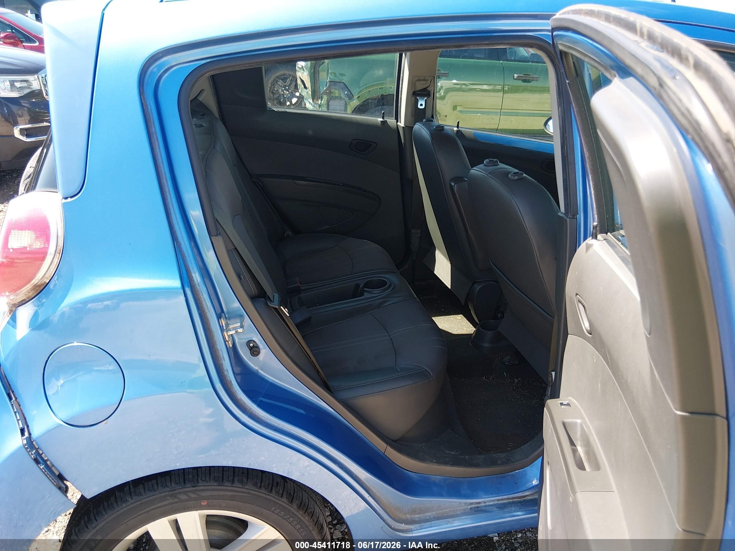 2014 Chevrolet Spark Ls Auto Blue vin: KL8CB6S93EC584592