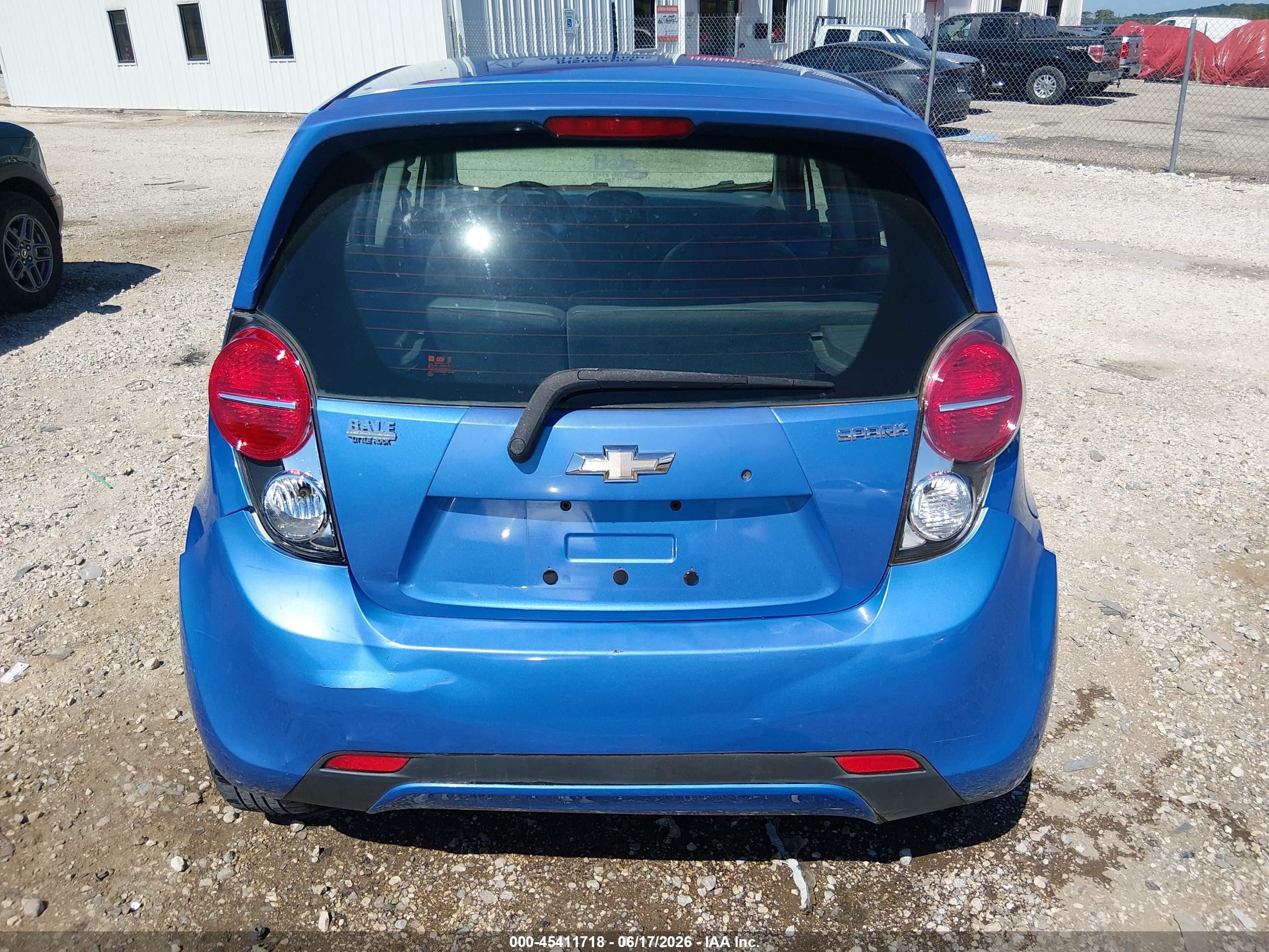 2014 Chevrolet Spark Ls Auto Blue vin: KL8CB6S93EC584592