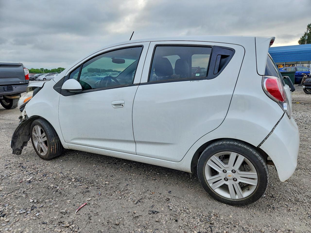 2015 Chevrolet Spark Ls White vin: KL8CB6S93FC803228