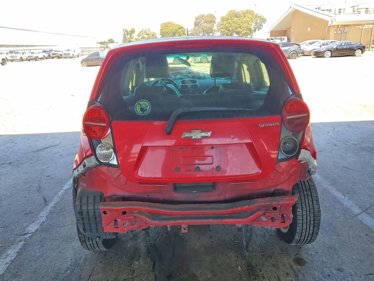 2013 Chevrolet Spark Ls Красный vin: KL8CB6S94DC537957