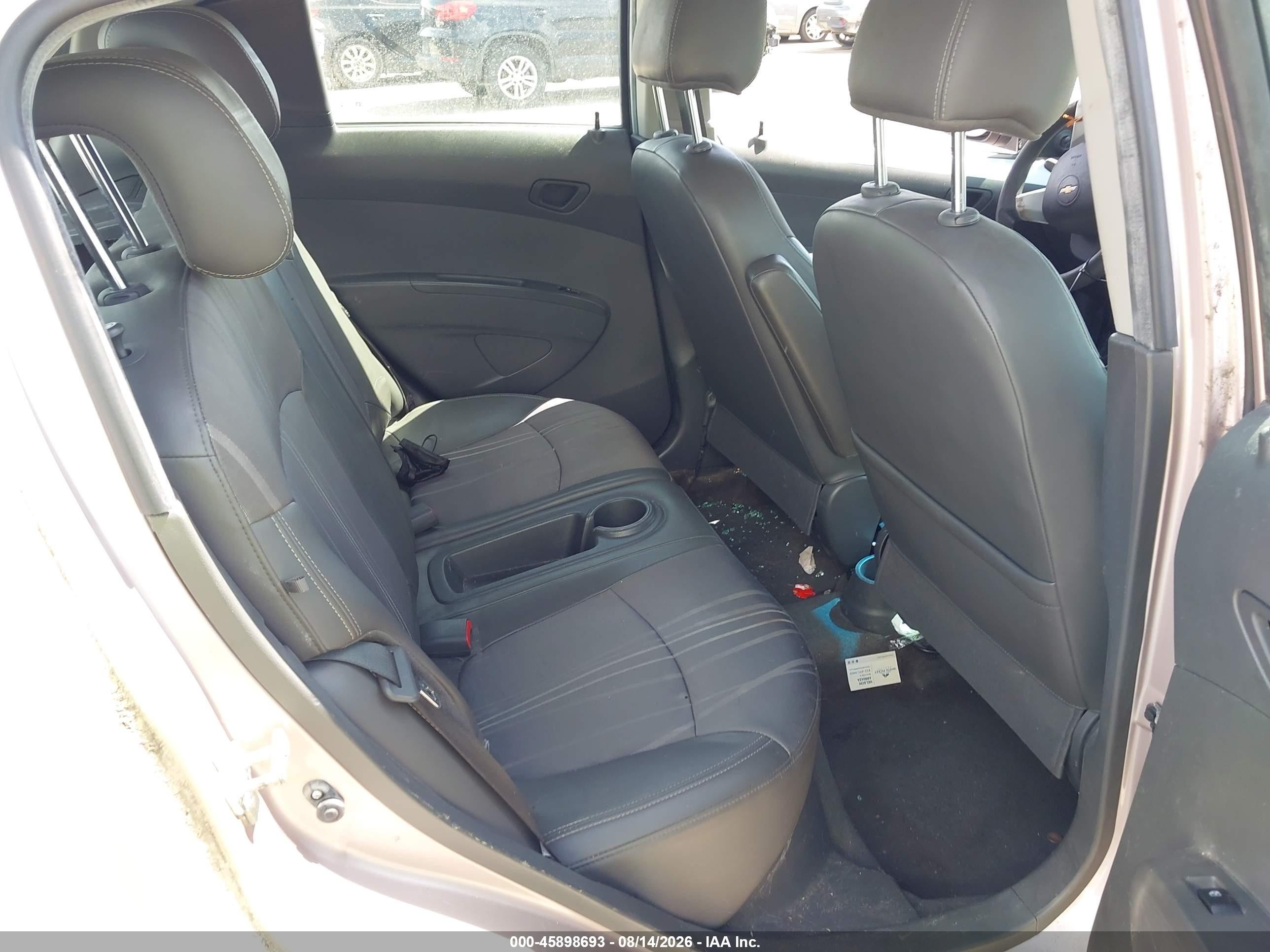 2013 Chevrolet Spark Ls Auto Silver vin: KL8CB6S94DC558808