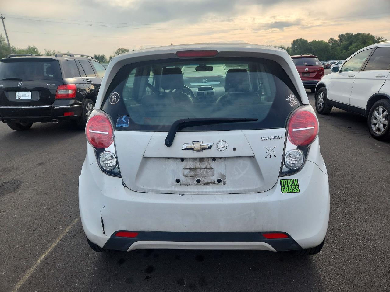 2014 Chevrolet Spark Ls White vin: KL8CB6S94EC484842