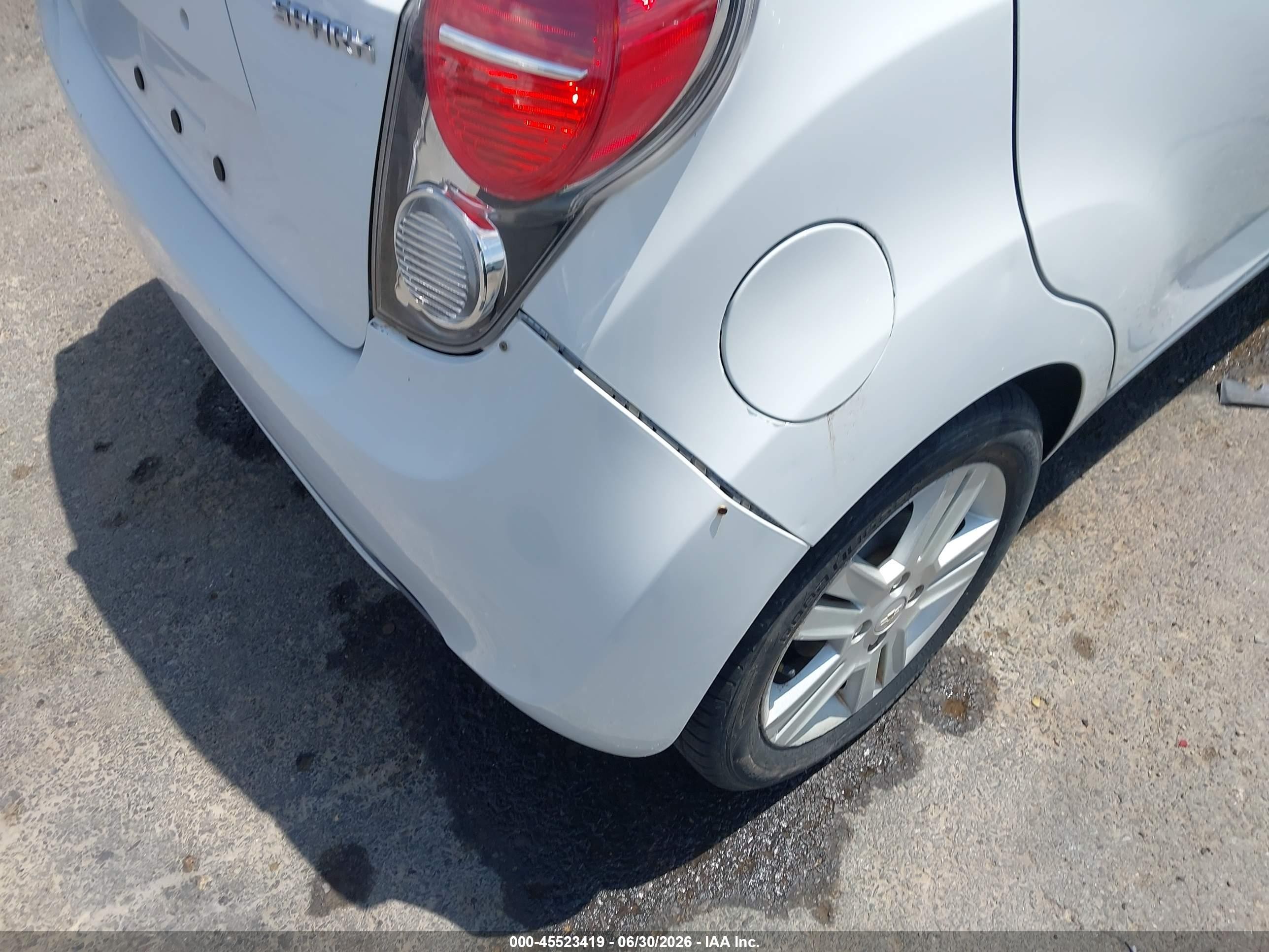 2014 Chevrolet Spark Ls Auto White vin: KL8CB6S94EC547955