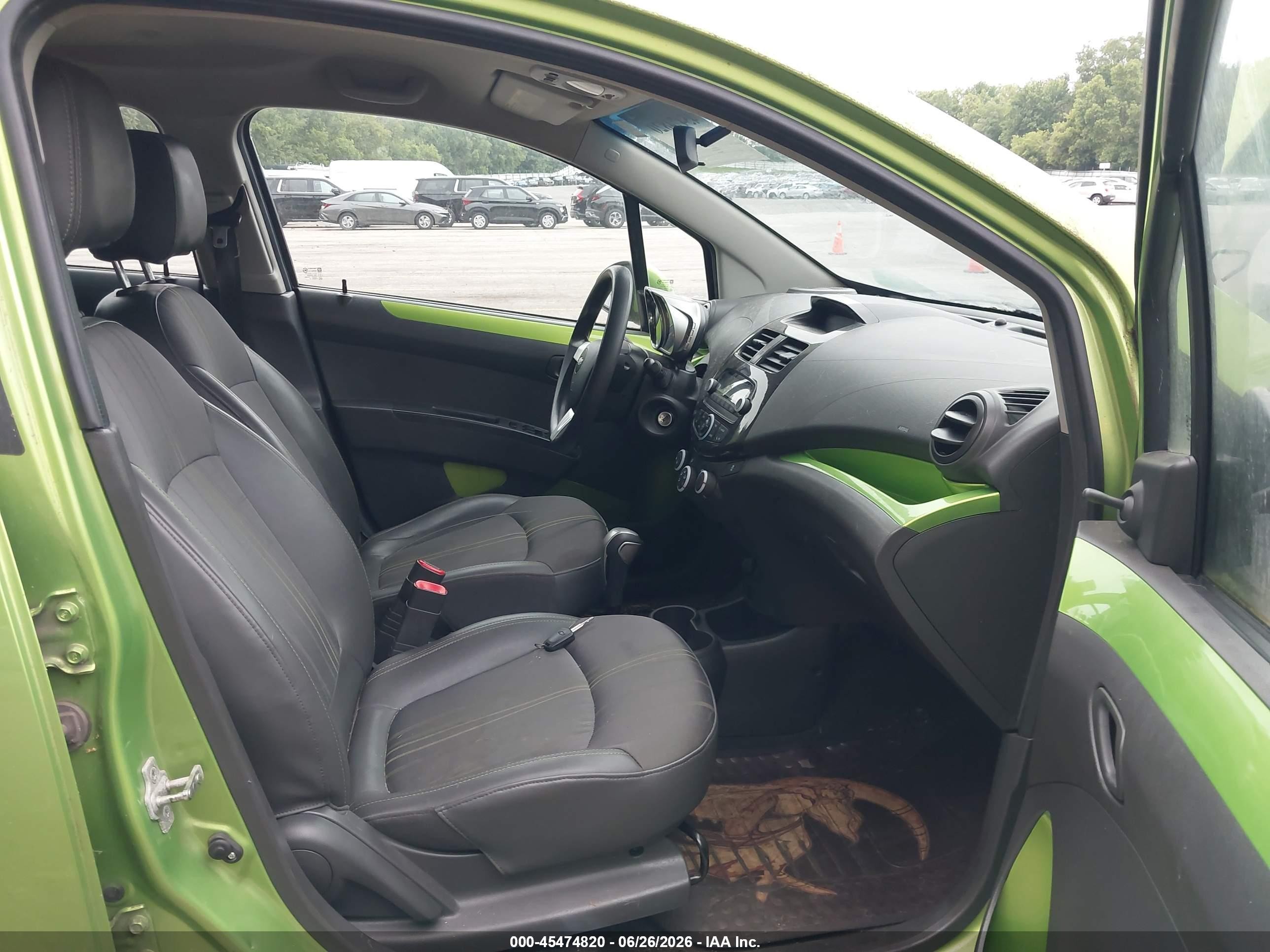 2015 Chevrolet Spark Ls Cvt Green vin: KL8CB6S94FC754850