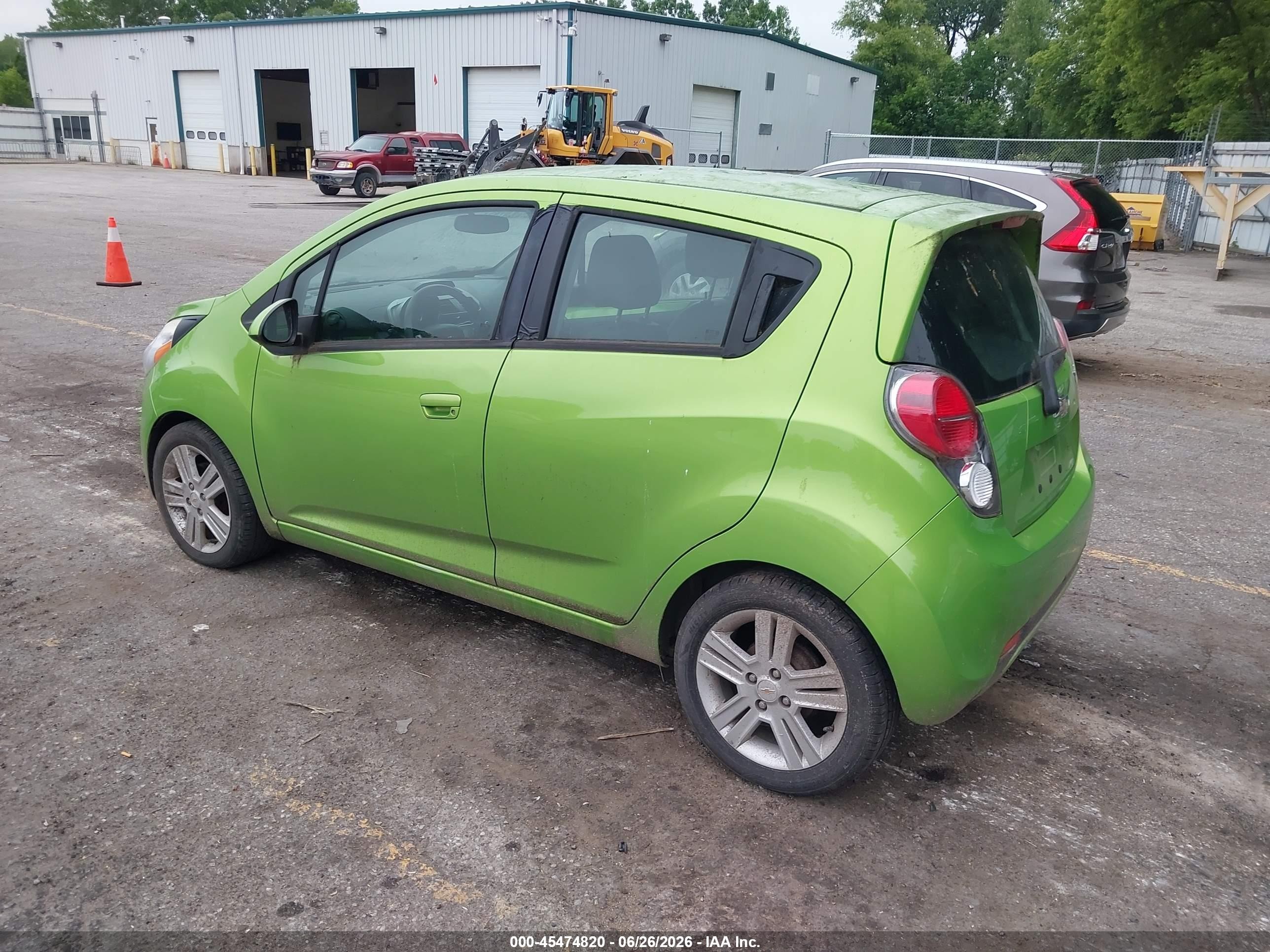 2015 Chevrolet Spark Ls Cvt Green vin: KL8CB6S94FC754850