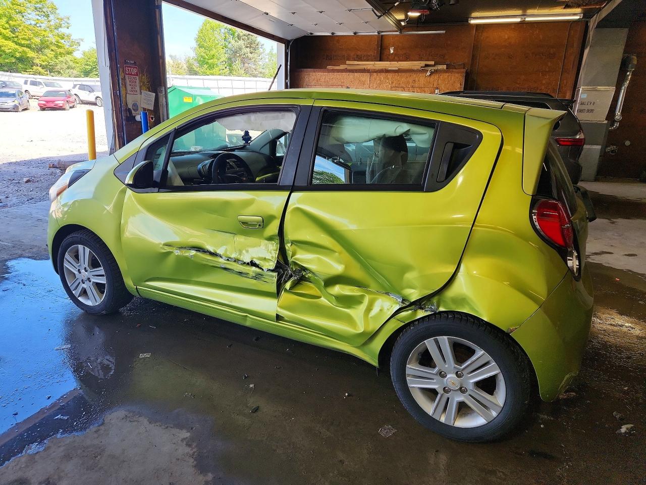 2013 Chevrolet Spark Green vin: KL8CB6S95DC500707