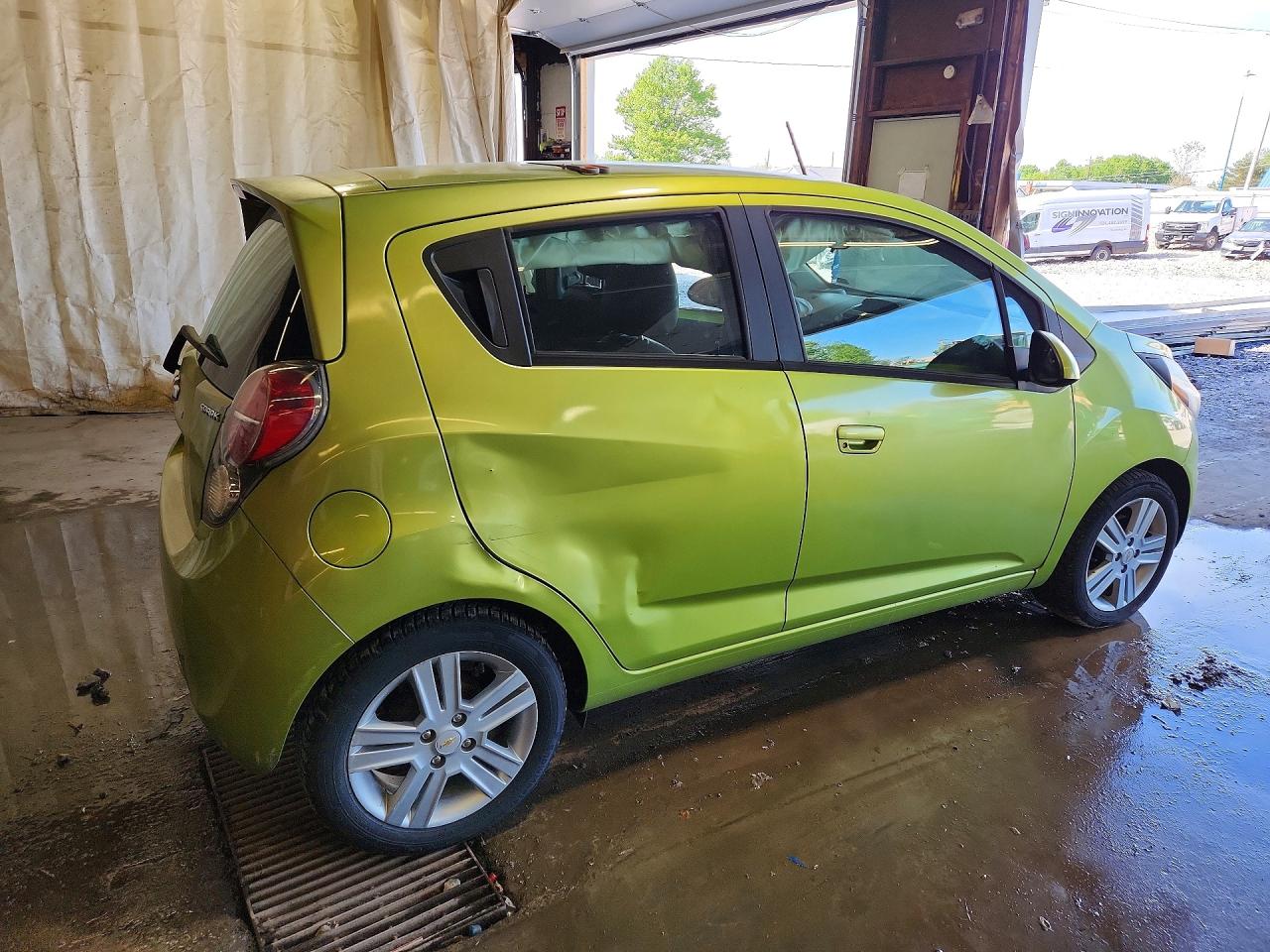2013 Chevrolet Spark Green vin: KL8CB6S95DC500707