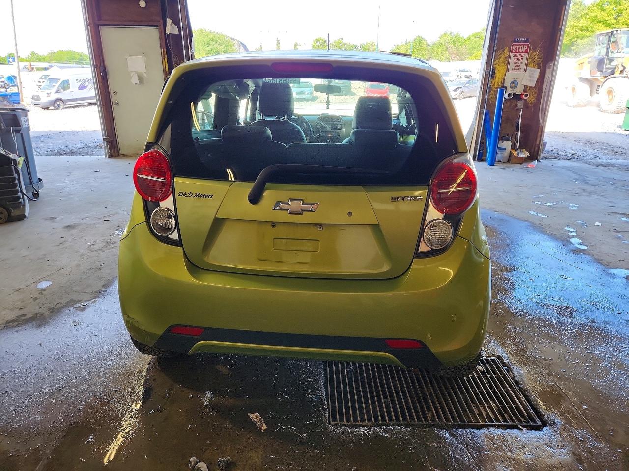 2013 Chevrolet Spark Green vin: KL8CB6S95DC500707