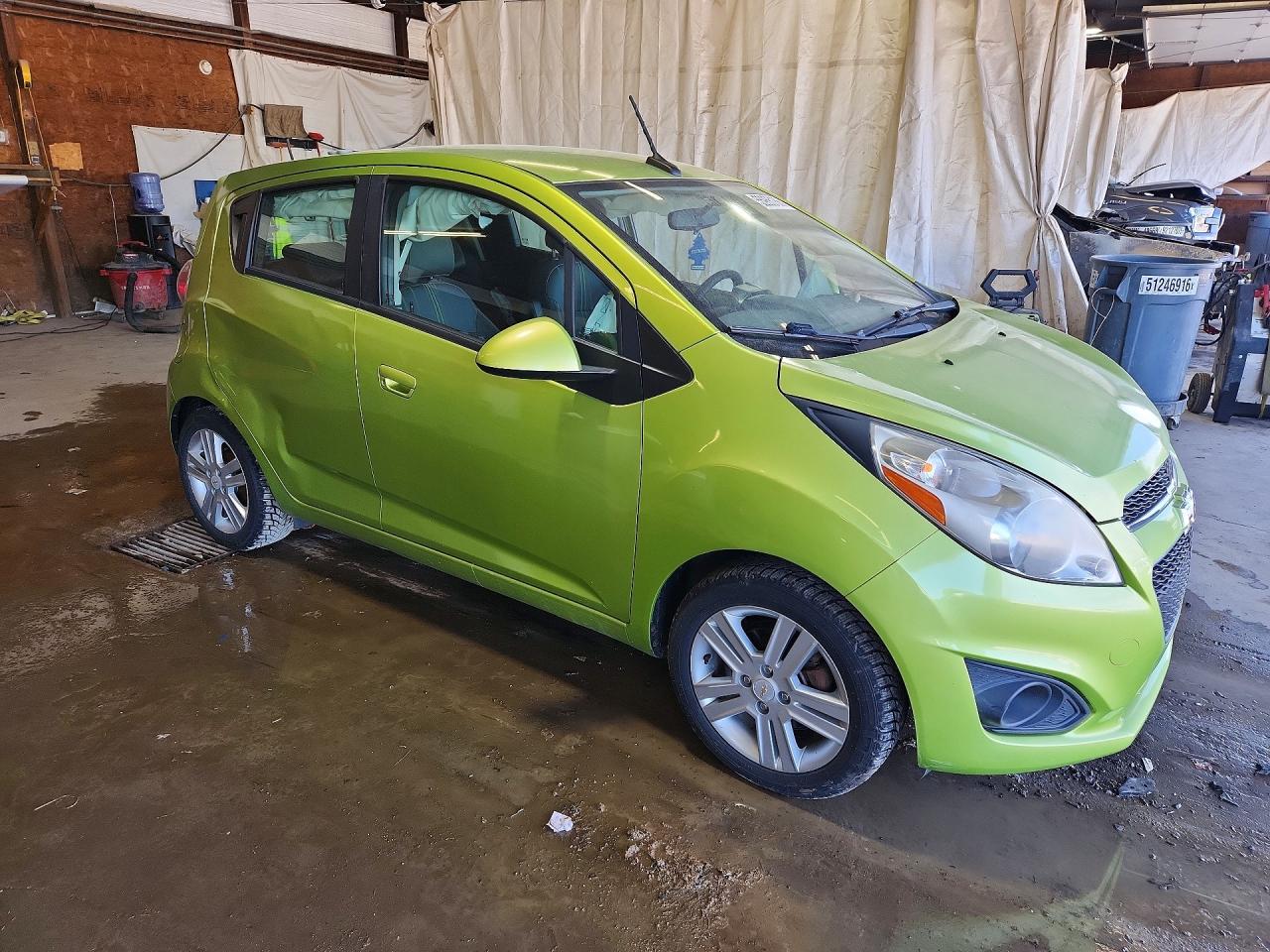 2013 Chevrolet Spark Green vin: KL8CB6S95DC500707