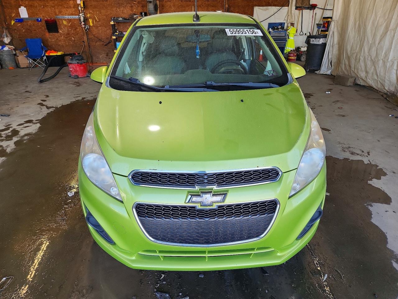 2013 Chevrolet Spark Green vin: KL8CB6S95DC500707