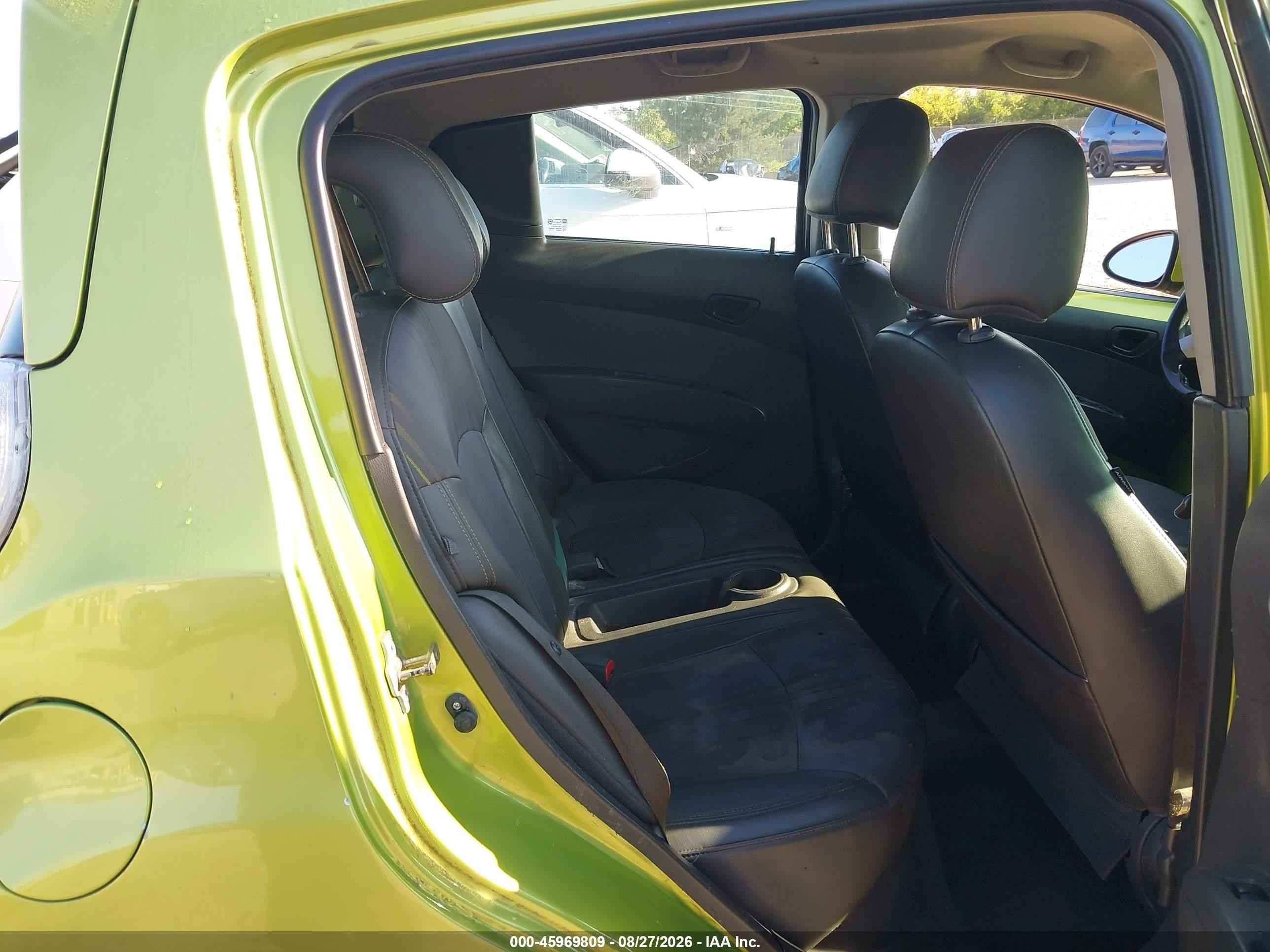 2013 Chevrolet Spark Ls Auto Green vin: KL8CB6S95DC501176