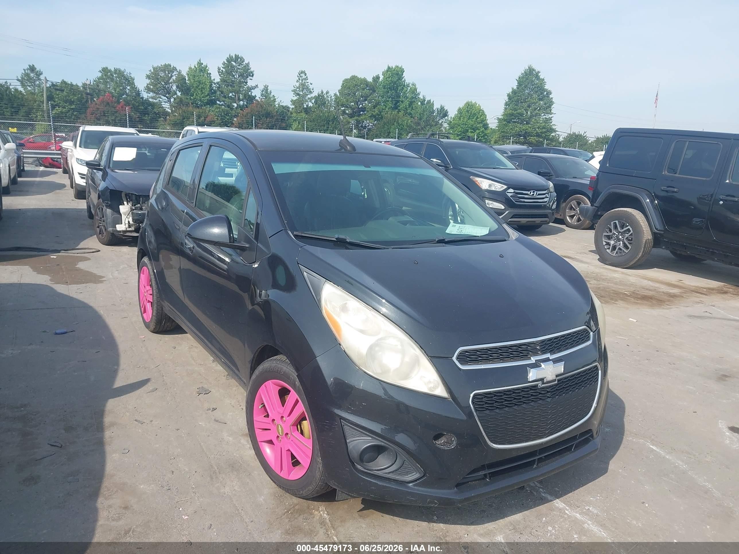 2014 Chevrolet Spark Ls Auto Black vin: KL8CB6S95EC480508