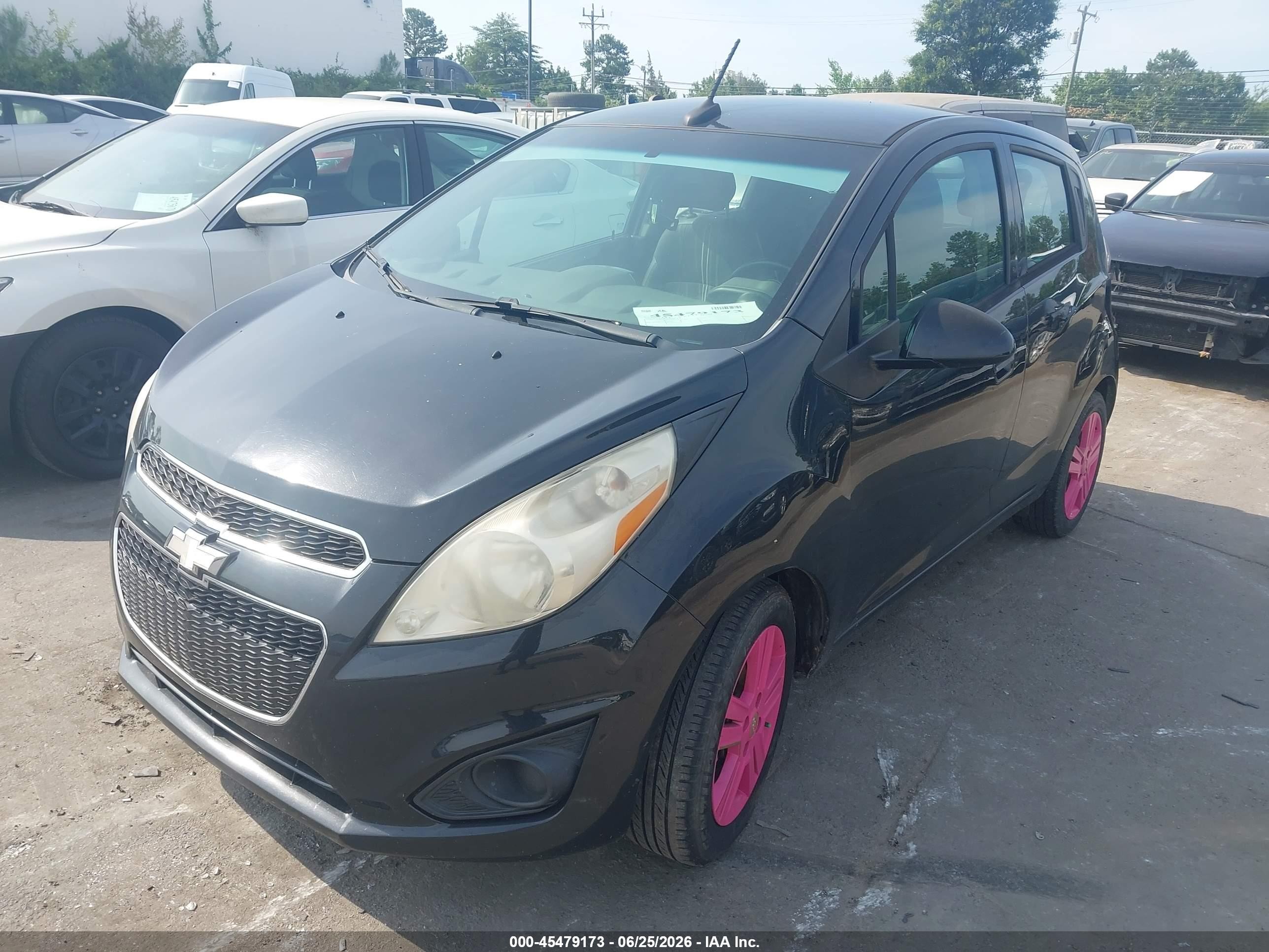 2014 Chevrolet Spark Ls Auto Black vin: KL8CB6S95EC480508