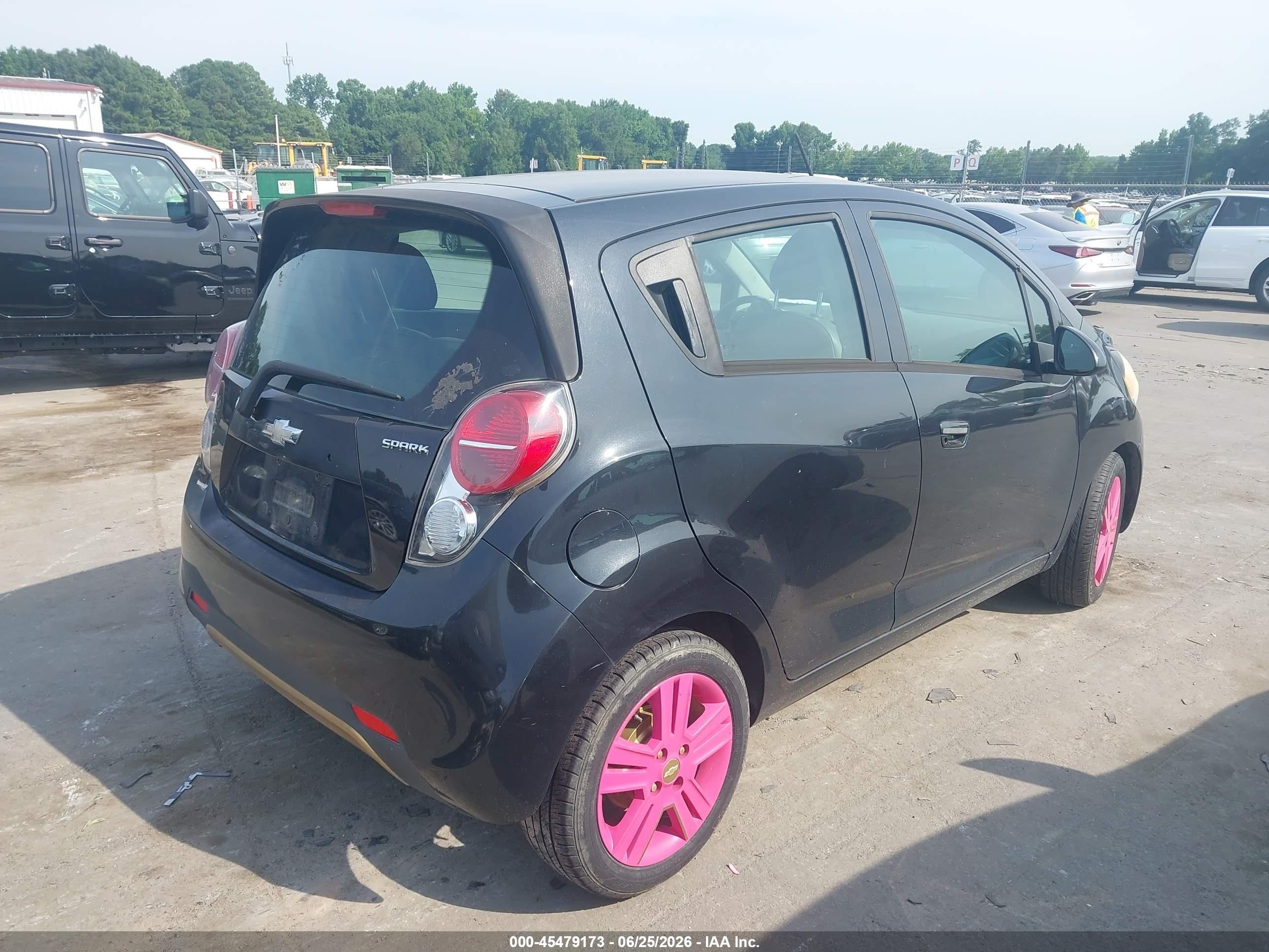 2014 Chevrolet Spark Ls Auto Black vin: KL8CB6S95EC480508