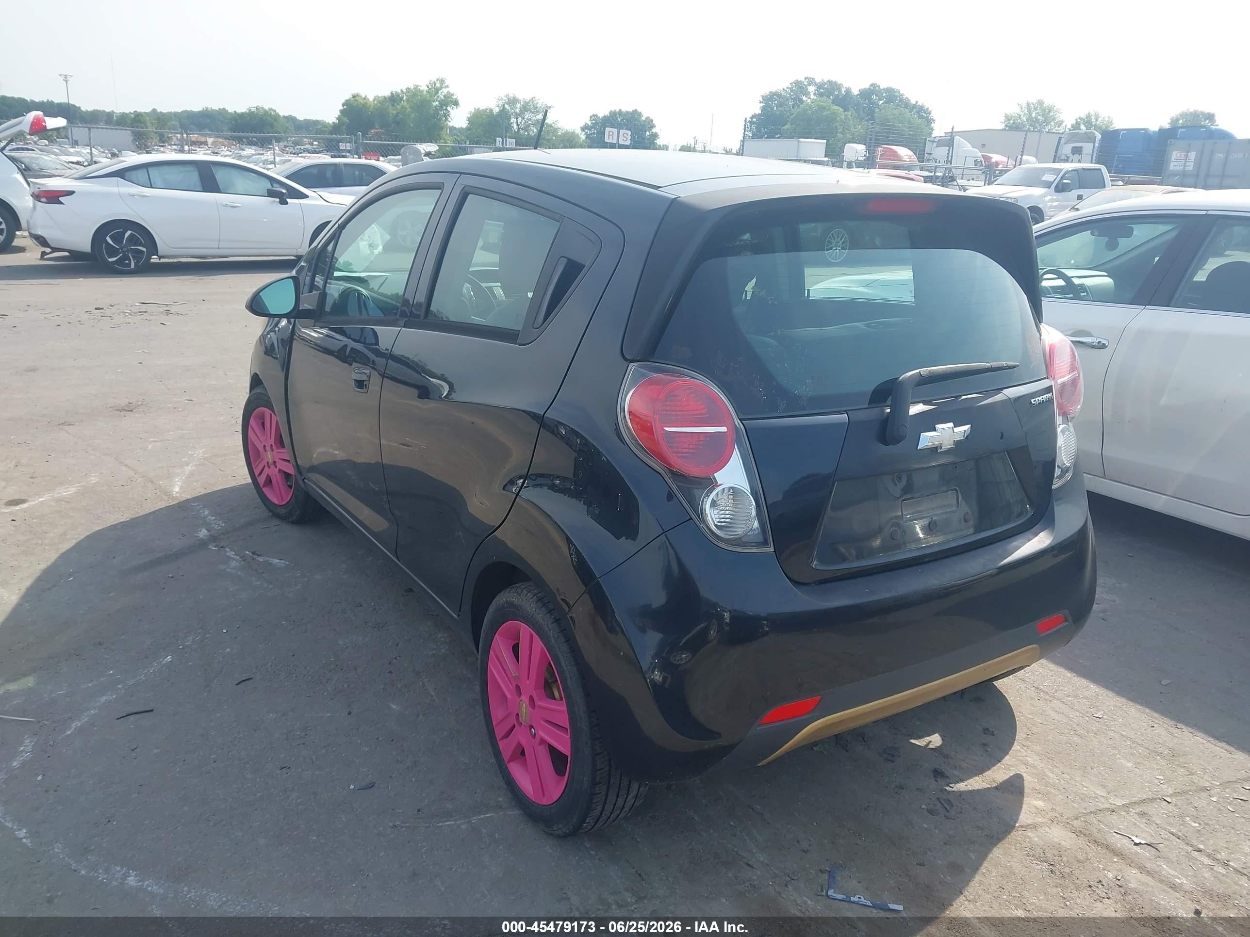 2014 Chevrolet Spark Ls Auto Black vin: KL8CB6S95EC480508