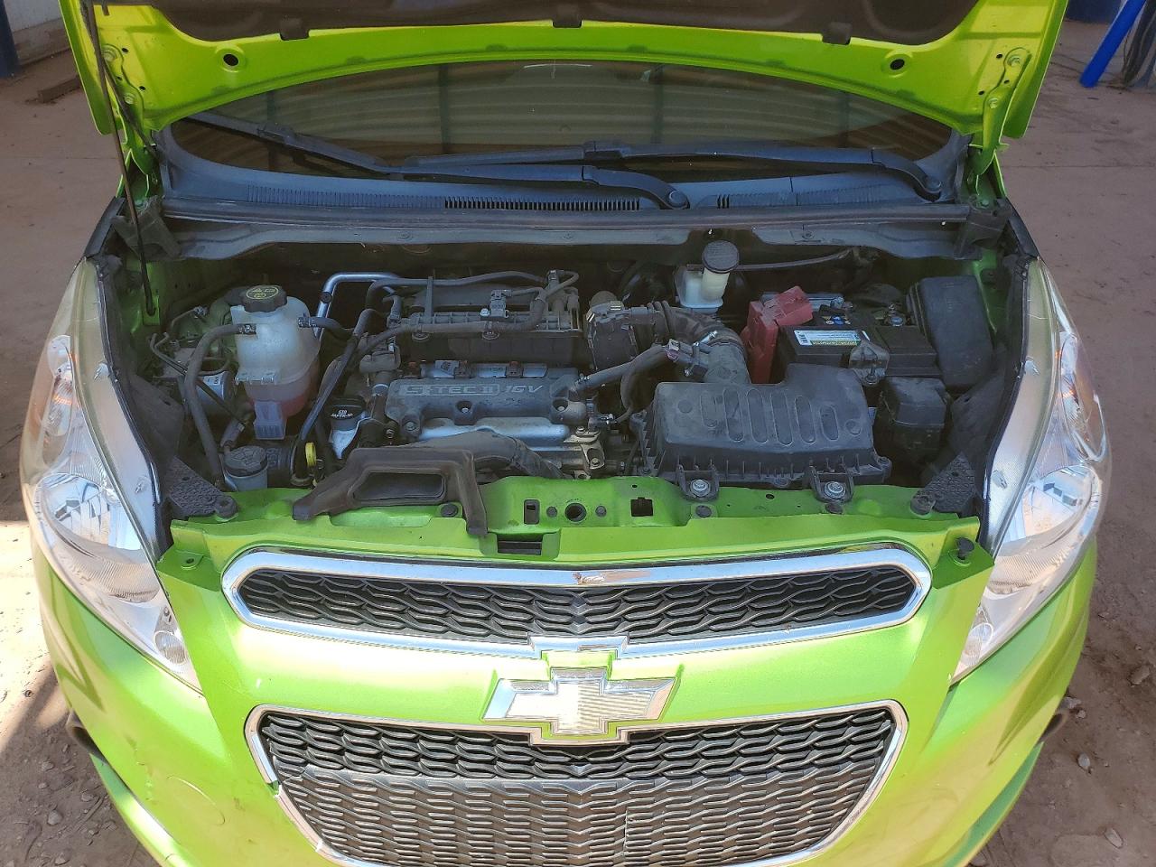 2014 Chevrolet Spark Ls Green vin: KL8CB6S95EC526970
