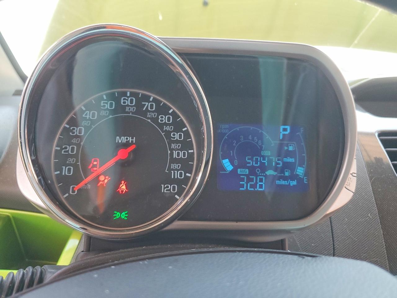 2014 Chevrolet Spark Ls Green vin: KL8CB6S95EC526970