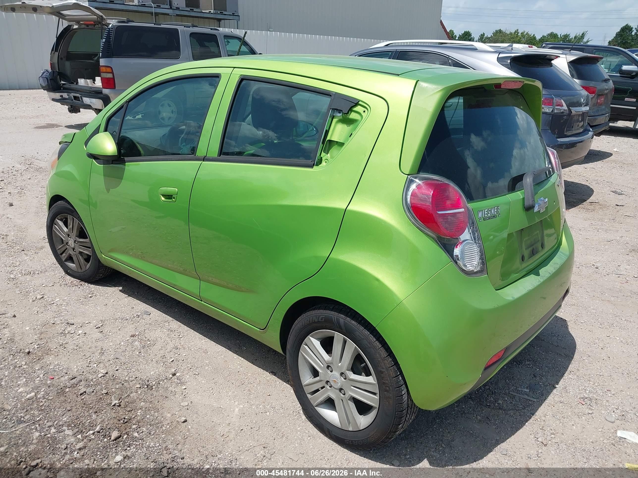2014 Chevrolet Spark Ls Auto Green vin: KL8CB6S95EC555899