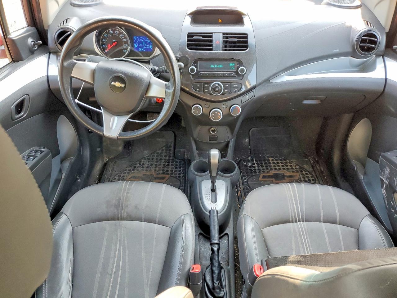 2014 Chevrolet Spark Ls Red vin: KL8CB6S95EC578759