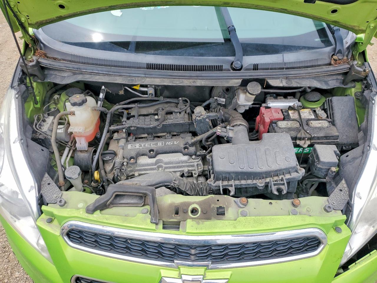 2014 Chevrolet Spark Ls Green vin: KL8CB6S95EC588319
