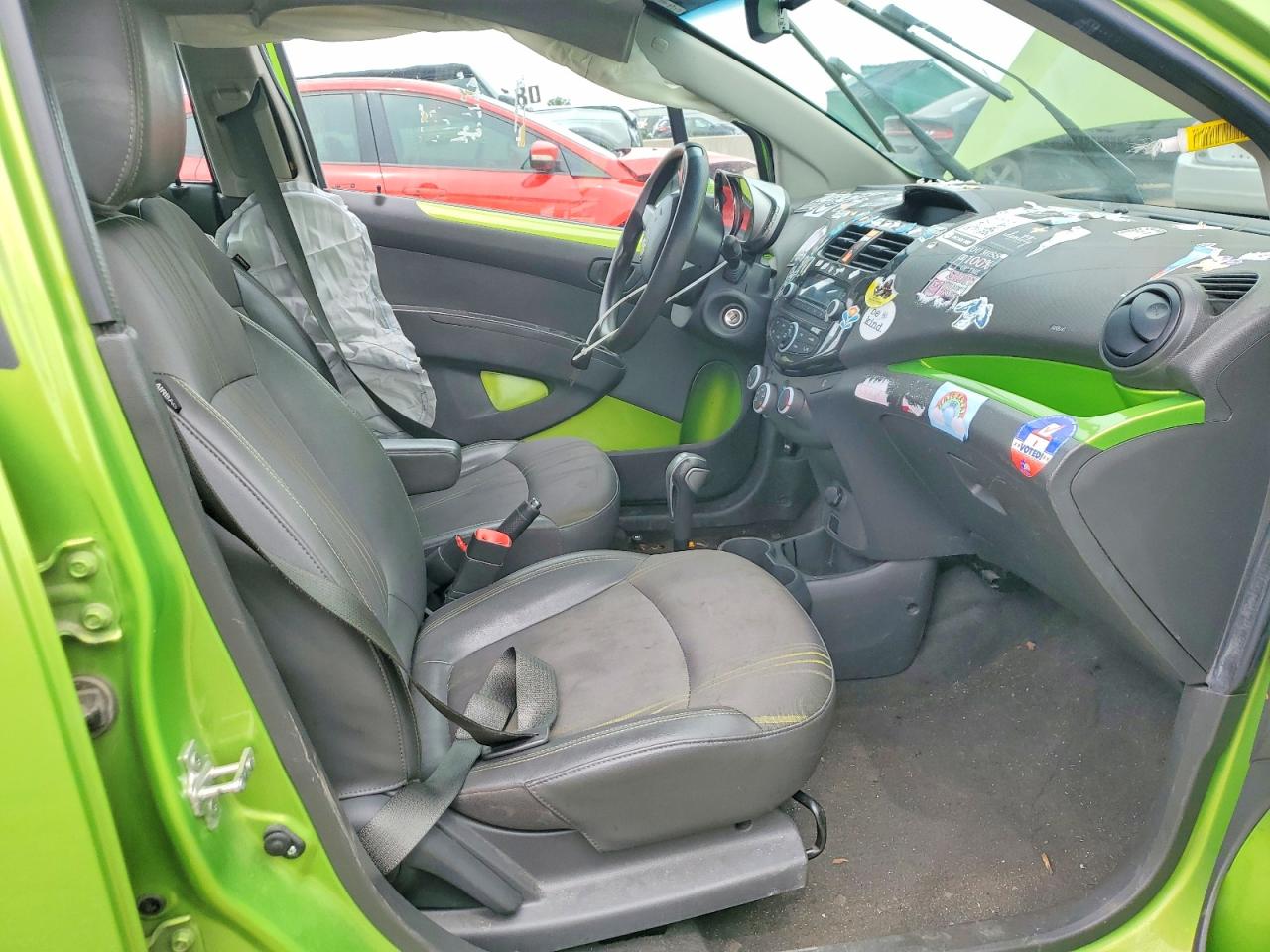 2014 Chevrolet Spark Ls Green vin: KL8CB6S95EC588319
