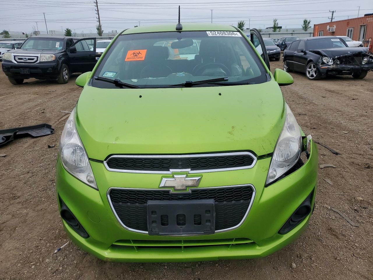 2014 Chevrolet Spark Ls Green vin: KL8CB6S95EC588319