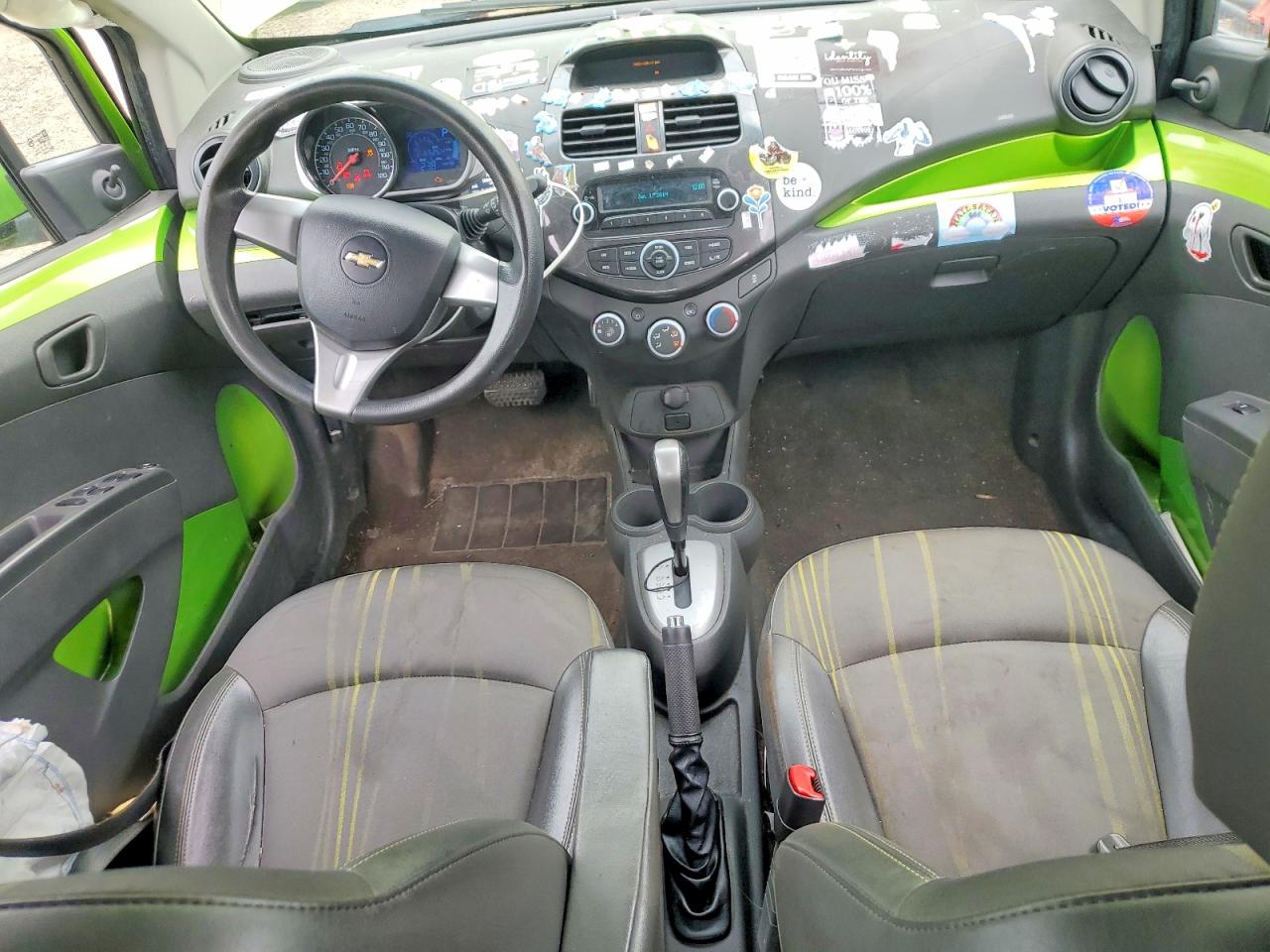 2014 Chevrolet Spark Ls Green vin: KL8CB6S95EC588319