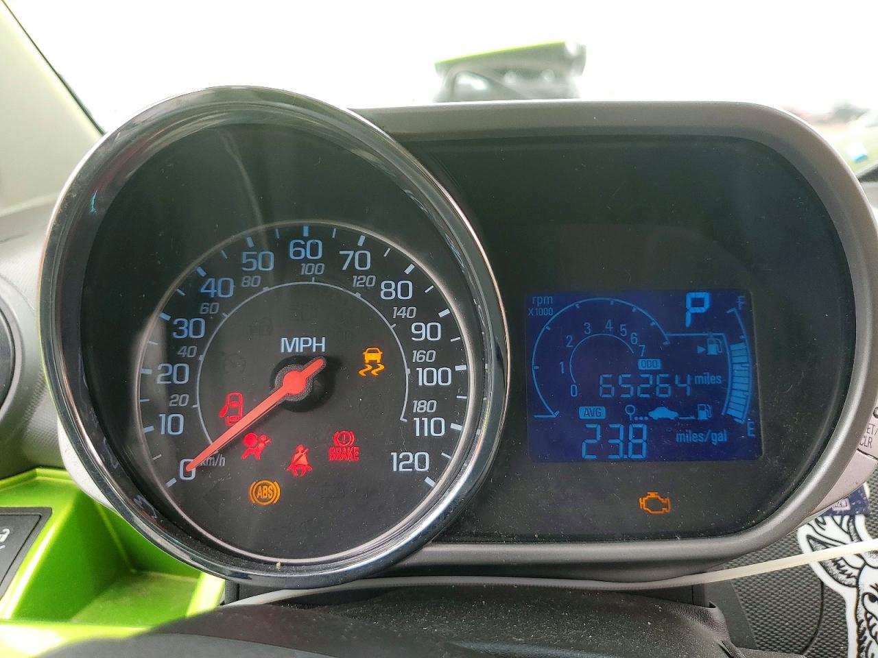 2014 Chevrolet Spark Ls Green vin: KL8CB6S95EC588319