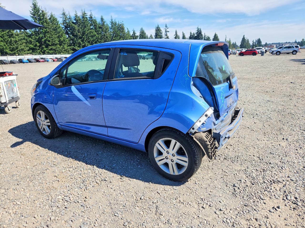 2015 Chevrolet Spark Ls Синий vin: KL8CB6S95FC710744