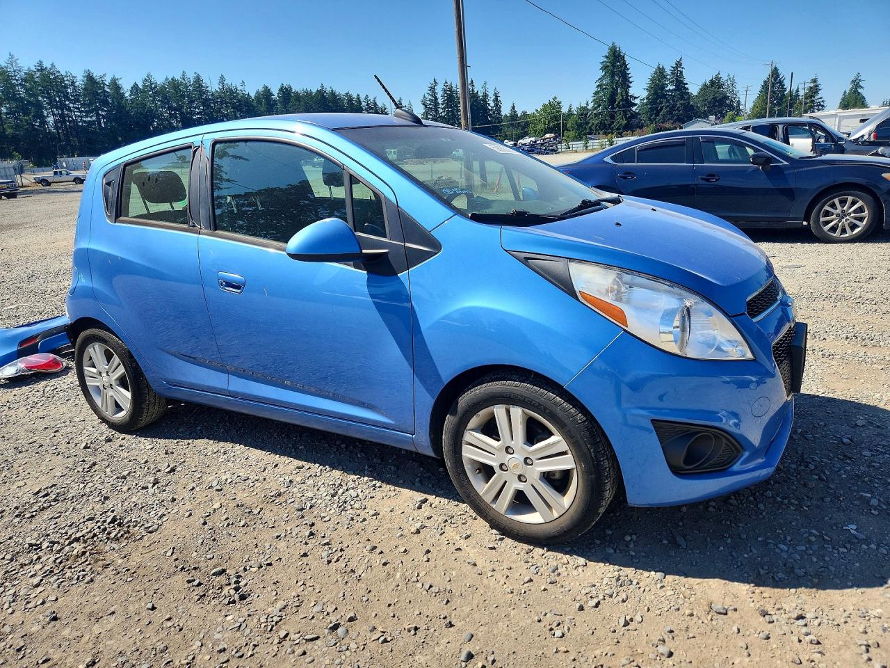 2015 Chevrolet Spark Ls Синий vin: KL8CB6S95FC710744