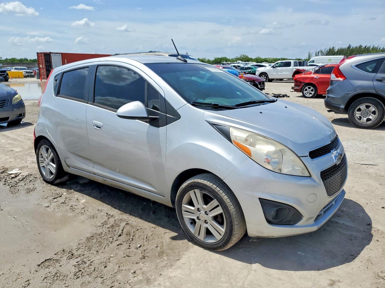 2015 Chevrolet Spark Ls Silver vin: KL8CB6S95FC714566