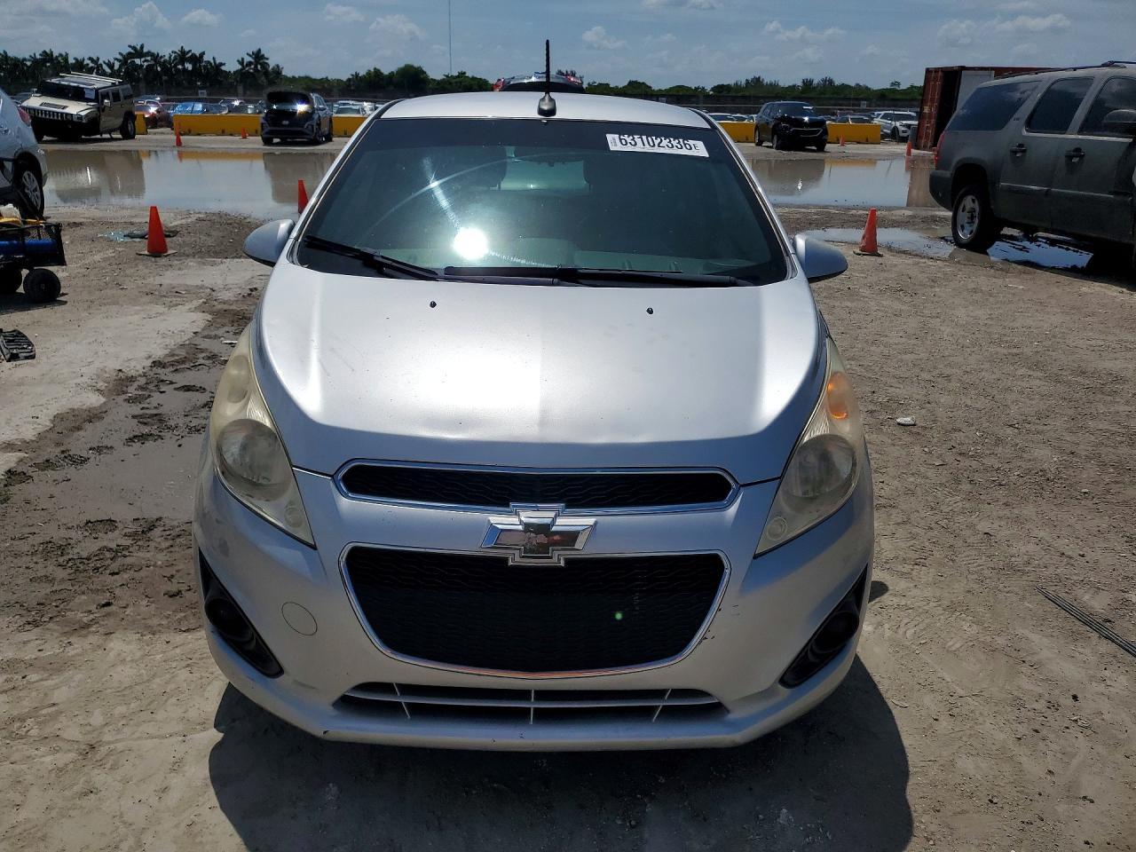 2015 Chevrolet Spark Ls Silver vin: KL8CB6S95FC714566
