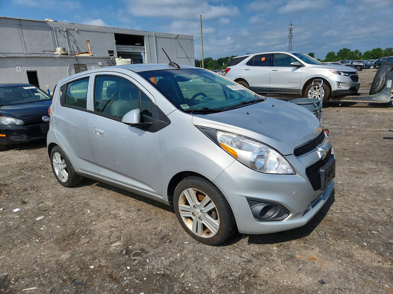 2015 Chevrolet Spark Ls Silver vin: KL8CB6S95FC741363
