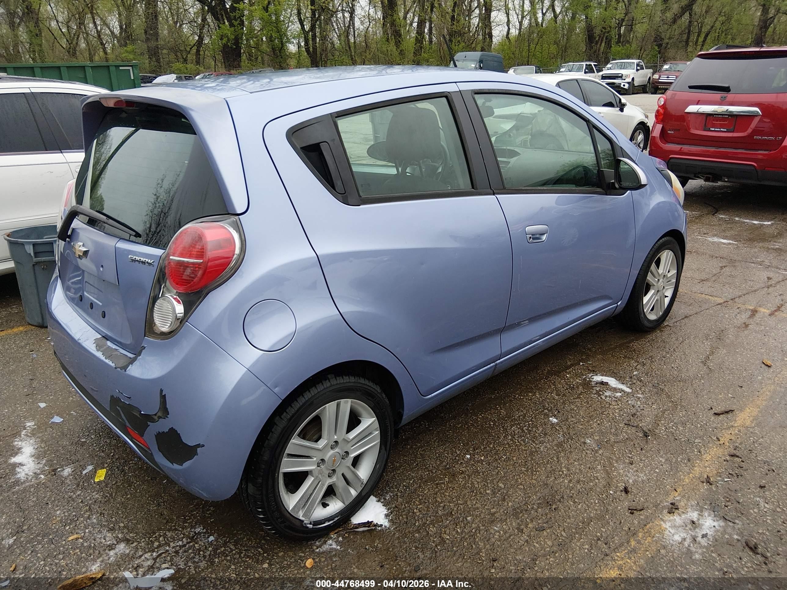 2015 Chevrolet Spark Ls Cvt Light Blue vin: KL8CB6S95FC752881