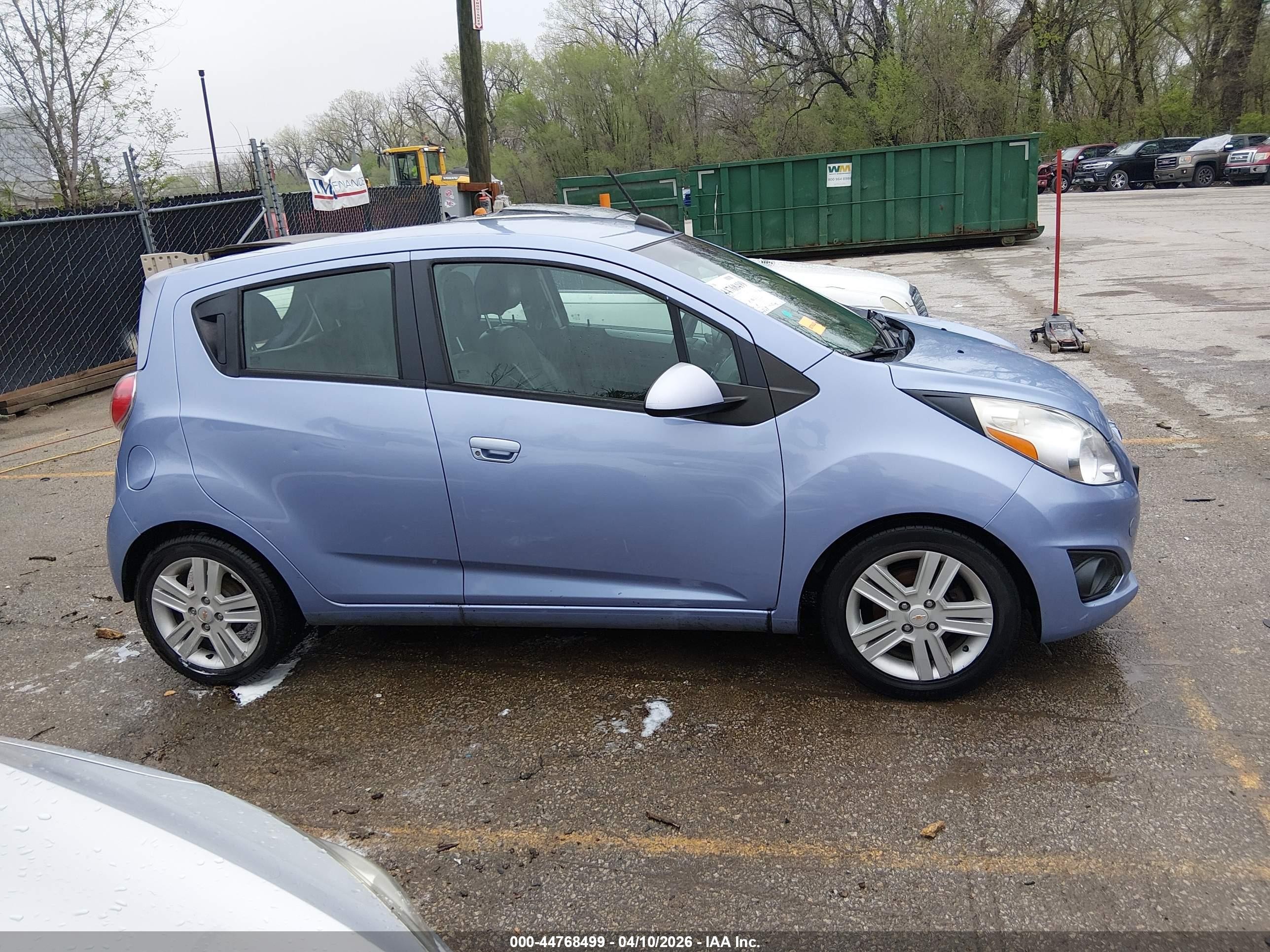2015 Chevrolet Spark Ls Cvt Light Blue vin: KL8CB6S95FC752881