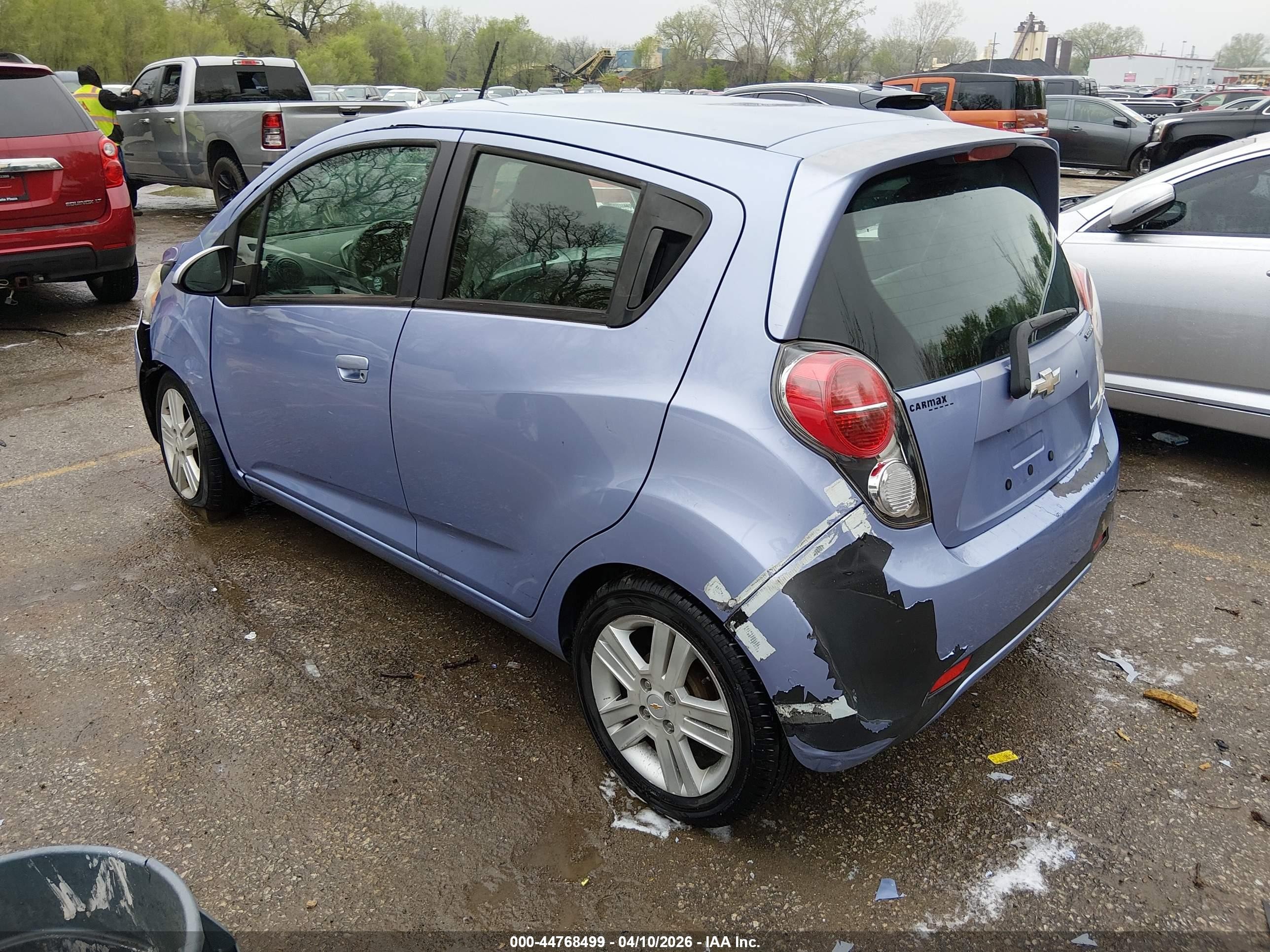 2015 Chevrolet Spark Ls Cvt Light Blue vin: KL8CB6S95FC752881
